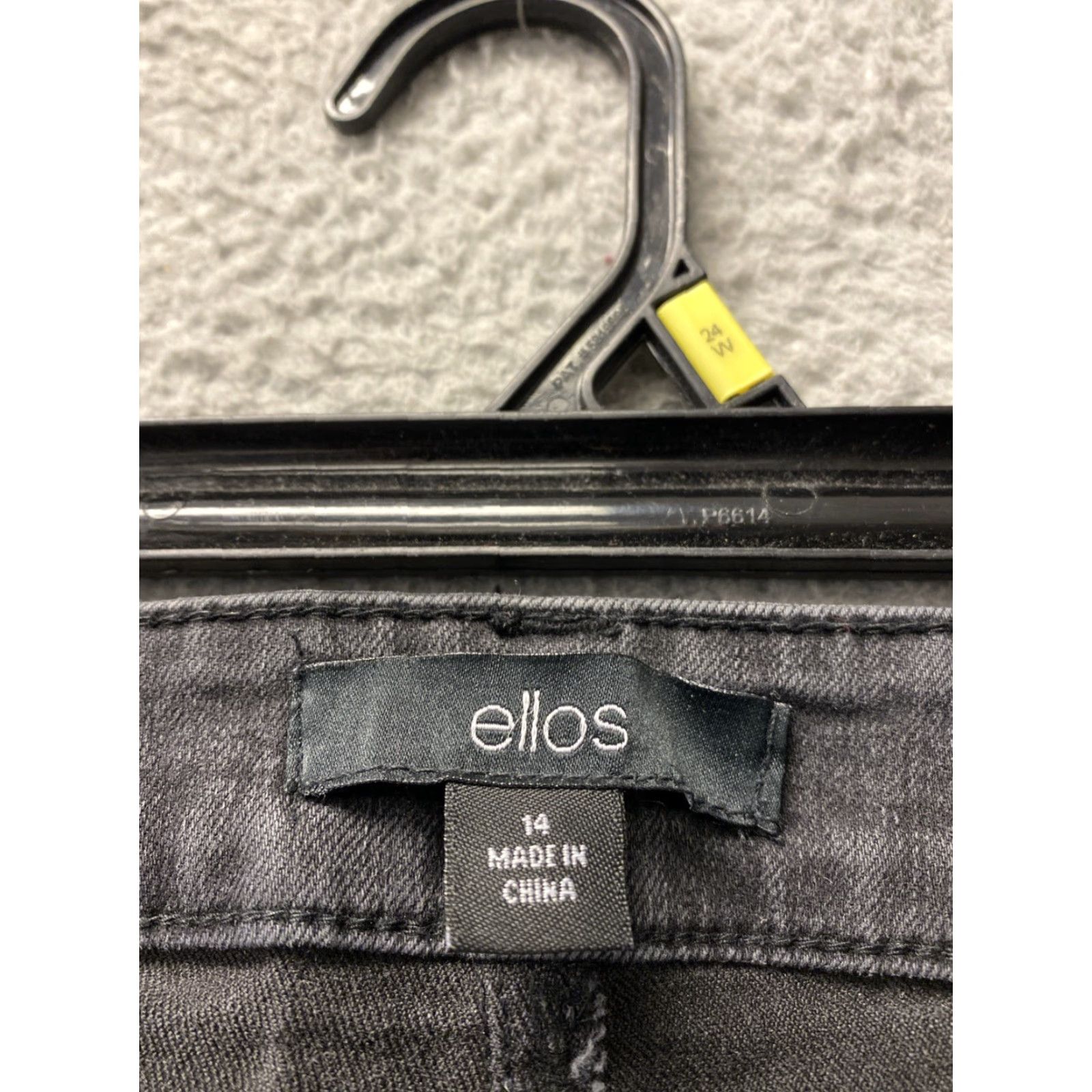 Vintage Ellos Jeans Women’s 14 Regular Bootcut 35x30 Faded Black 0435 Womens Size 24" / US 00 / IT 34 - 3 Thumbnail