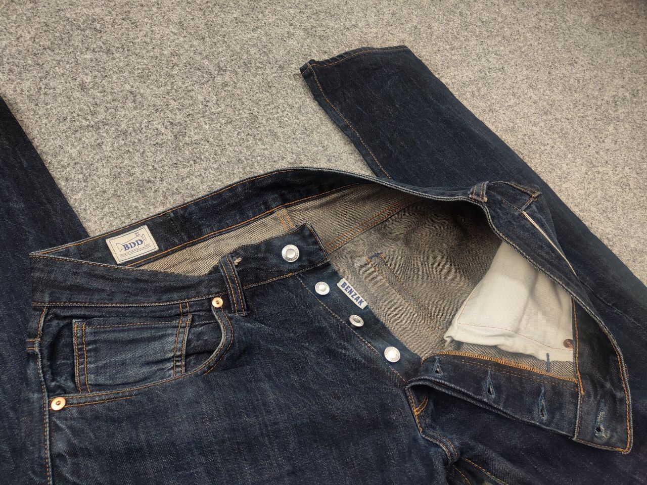 Benzak Denim Developers Benzak Developers Vintage Selvedge Faded Japan Jeans Size US 34 / EU 50 - 12 Thumbnail