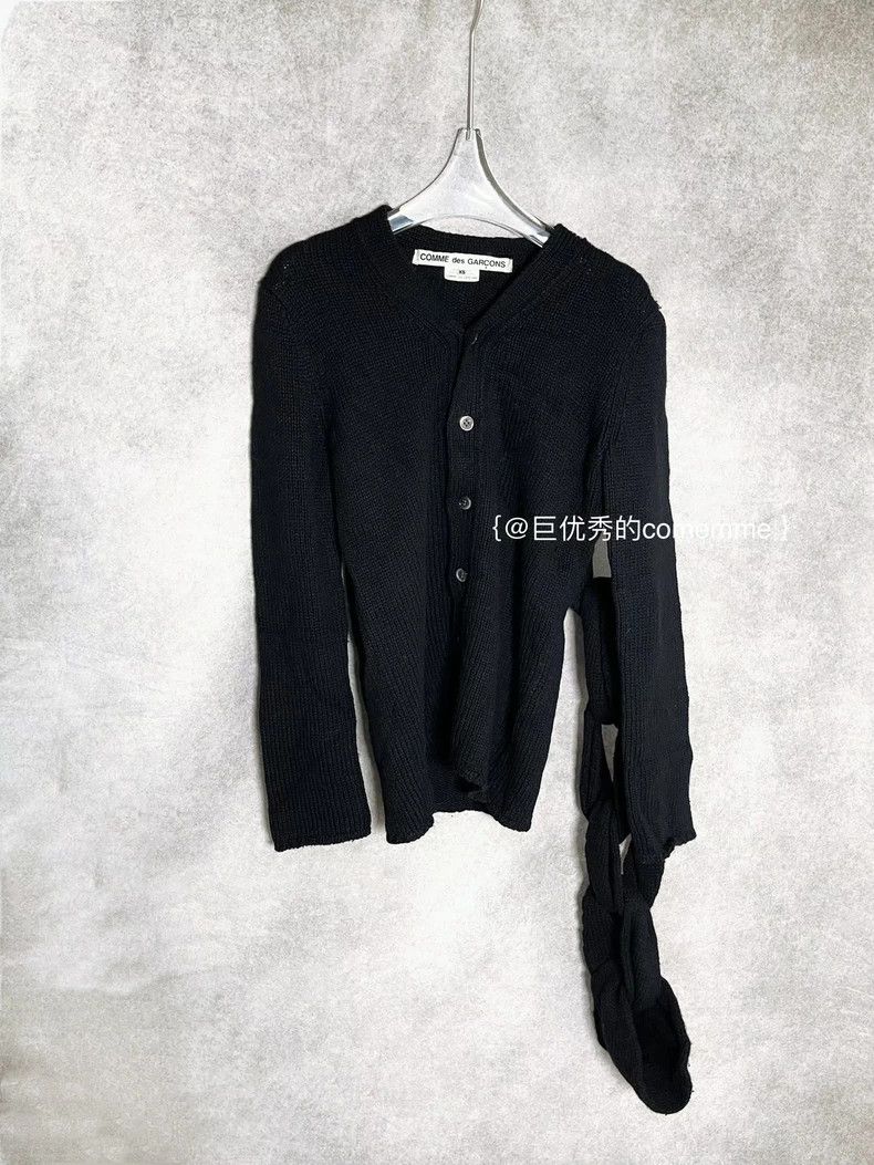 Comme des Garcons Comme Des Garcons Chain-and-loop scarf, one-piece knit jac Size XS / US 0-2 / IT 36-38 - 3 Thumbnail