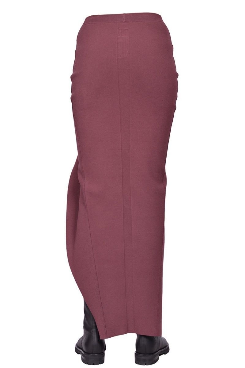 Rick Owens Last Size Rick Owens Draped Detail Burgundy Maxi Skirt Size 28" / US 6 / IT 42 - 4 Thumbnail