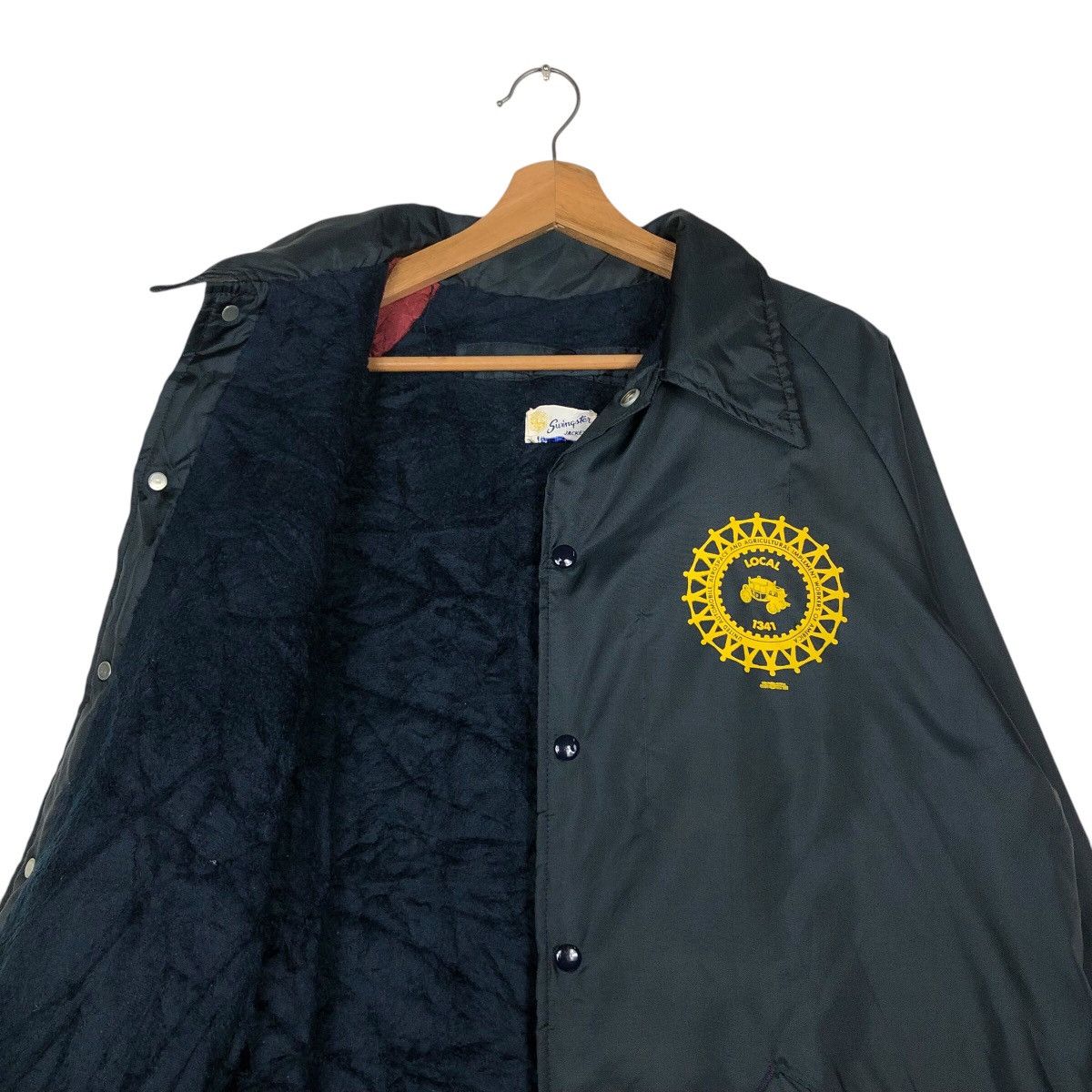Japanese Brand 📌Vintage Light Jacket Button Tecumseh Michigan Big Logo Size US M / EU 48-50 / 2 - 13 Thumbnail