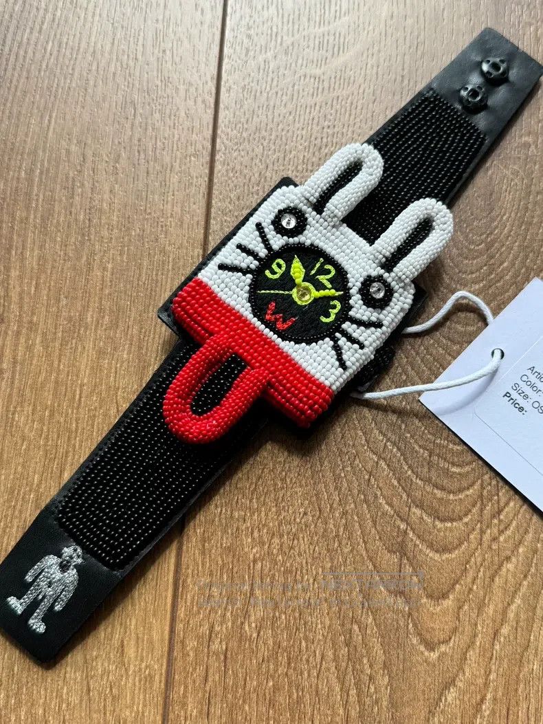 Walter Van Beirendonck Walter Van Beirendonck Rabbit-shaped beaded bracelet watch Size ONE SIZE - 2 Thumbnail