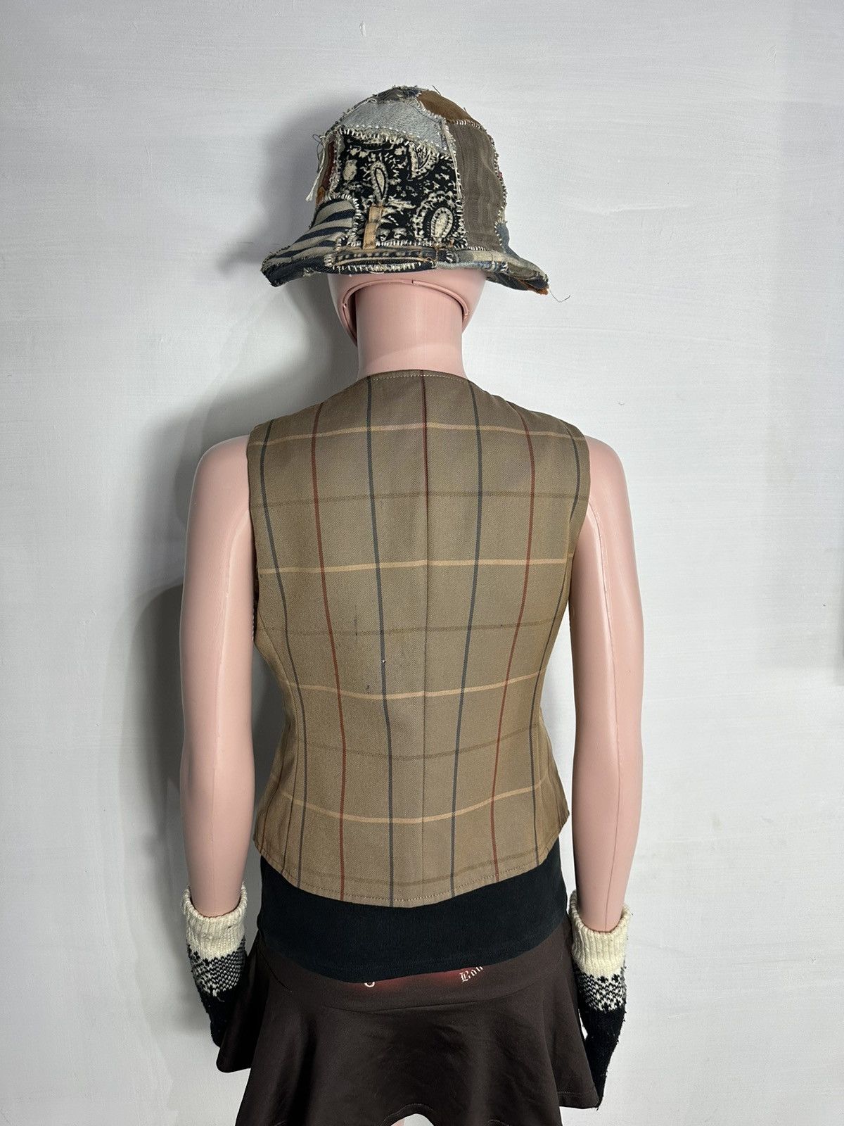 Burberry × Vintage Vintage Burberry Vest Size XS / US 0-2 / IT 36-38 - 4 Thumbnail