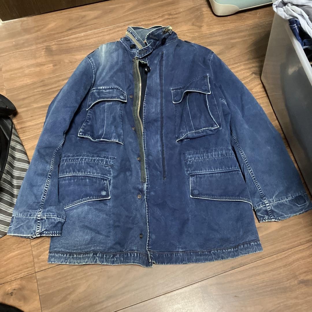 KAPITAL KOUNTRY M-65 Denim Jacket Navy 2