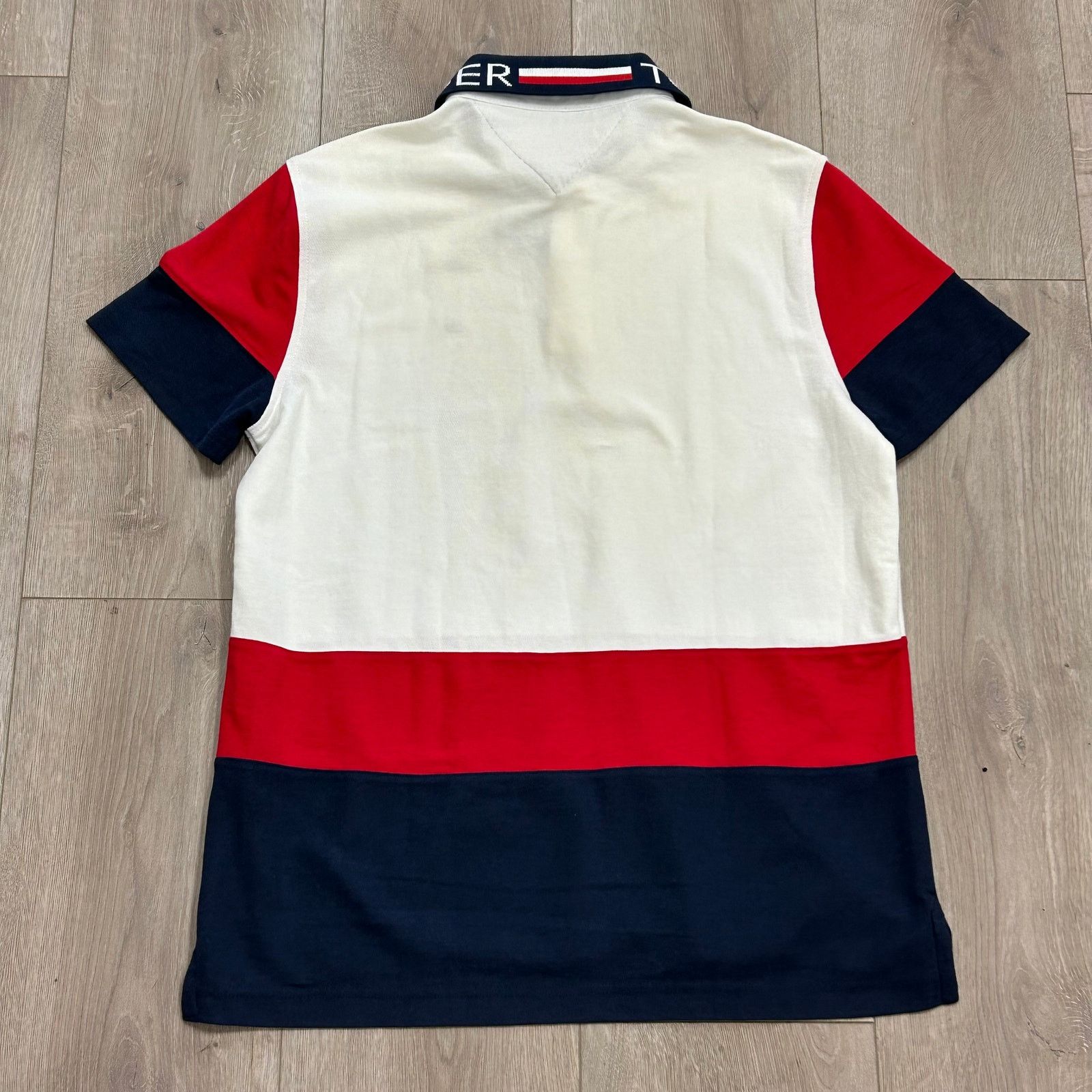 Tommy Hilfiger Tommy Hilfiger Color Block Polo Shirt Top Size Medium M B4 Size US M / EU 48-50 / 2 - 5 Thumbnail
