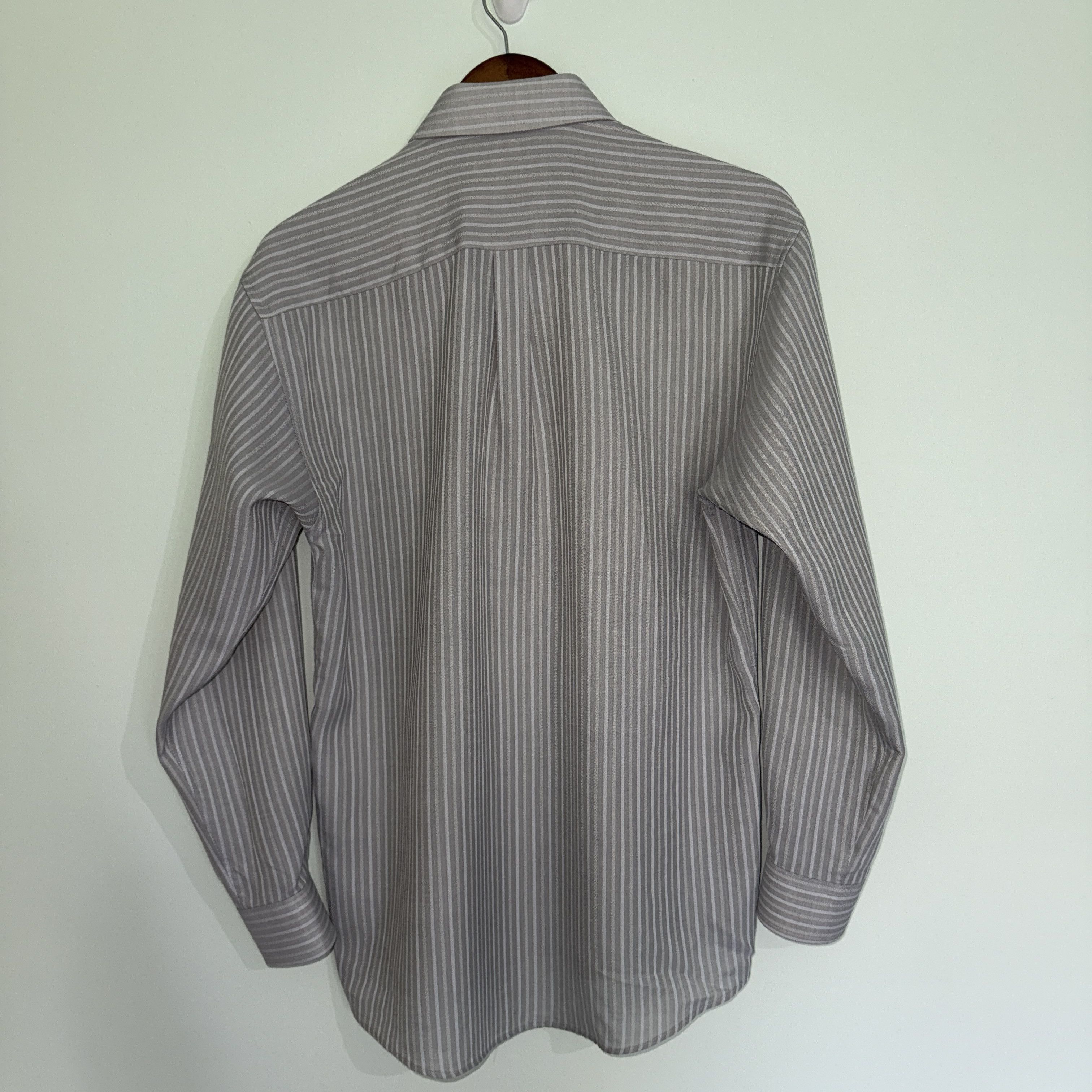 Other Parkland Grey Striped Long Sleeve Shirt – Classic Fit Size US M / EU 48-50 / 2 - 2 Thumbnail