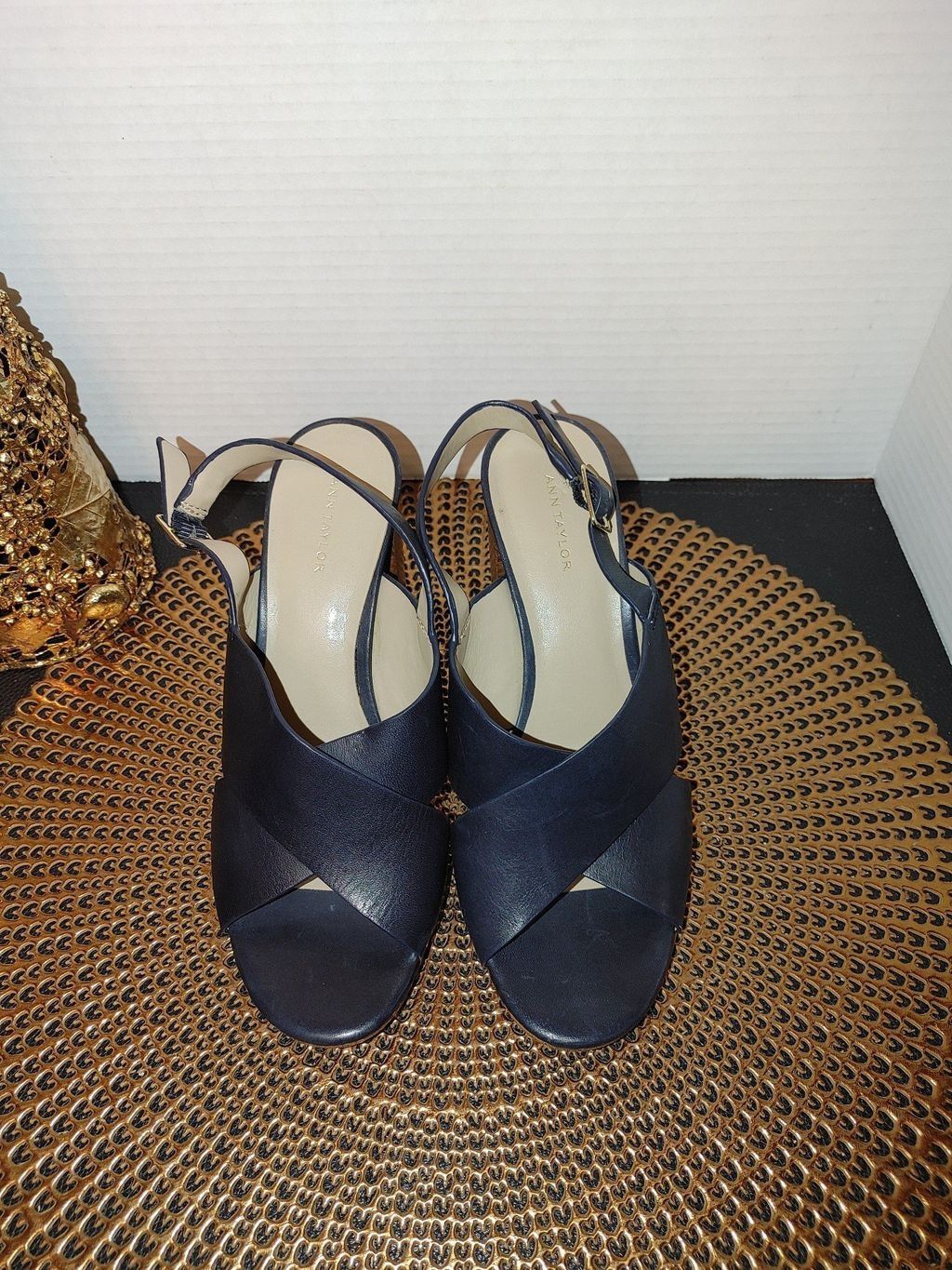 Ann Taylor Ann Taylor Leather Peep Toes Size 7.5 Size US 7.5 / IT 37.5 - 2 Thumbnail