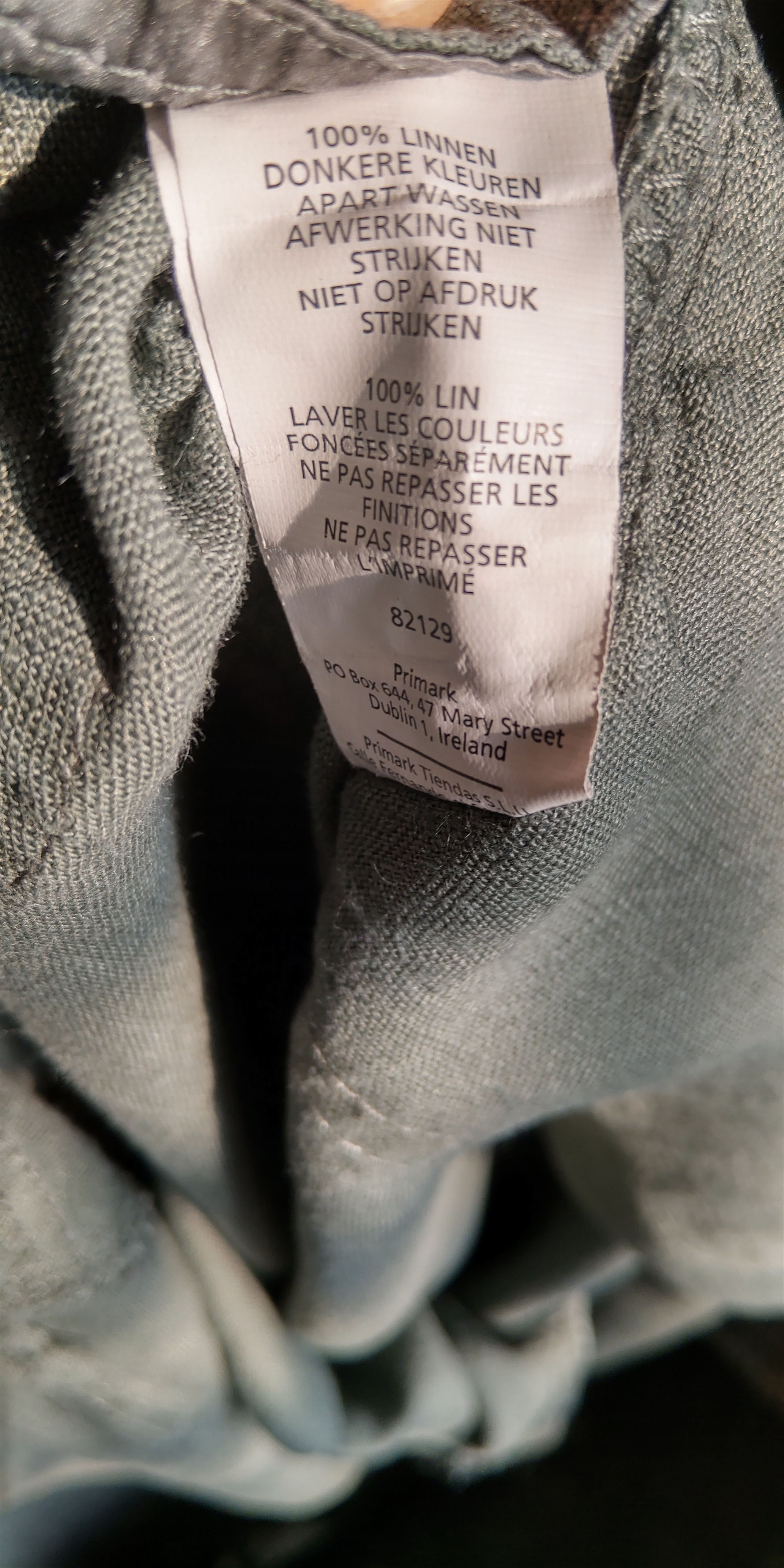 Vintage 100% Linen Pants Flared Baggy Minimalist y2k Vintage Size US 32 / EU 48 - 11 Thumbnail