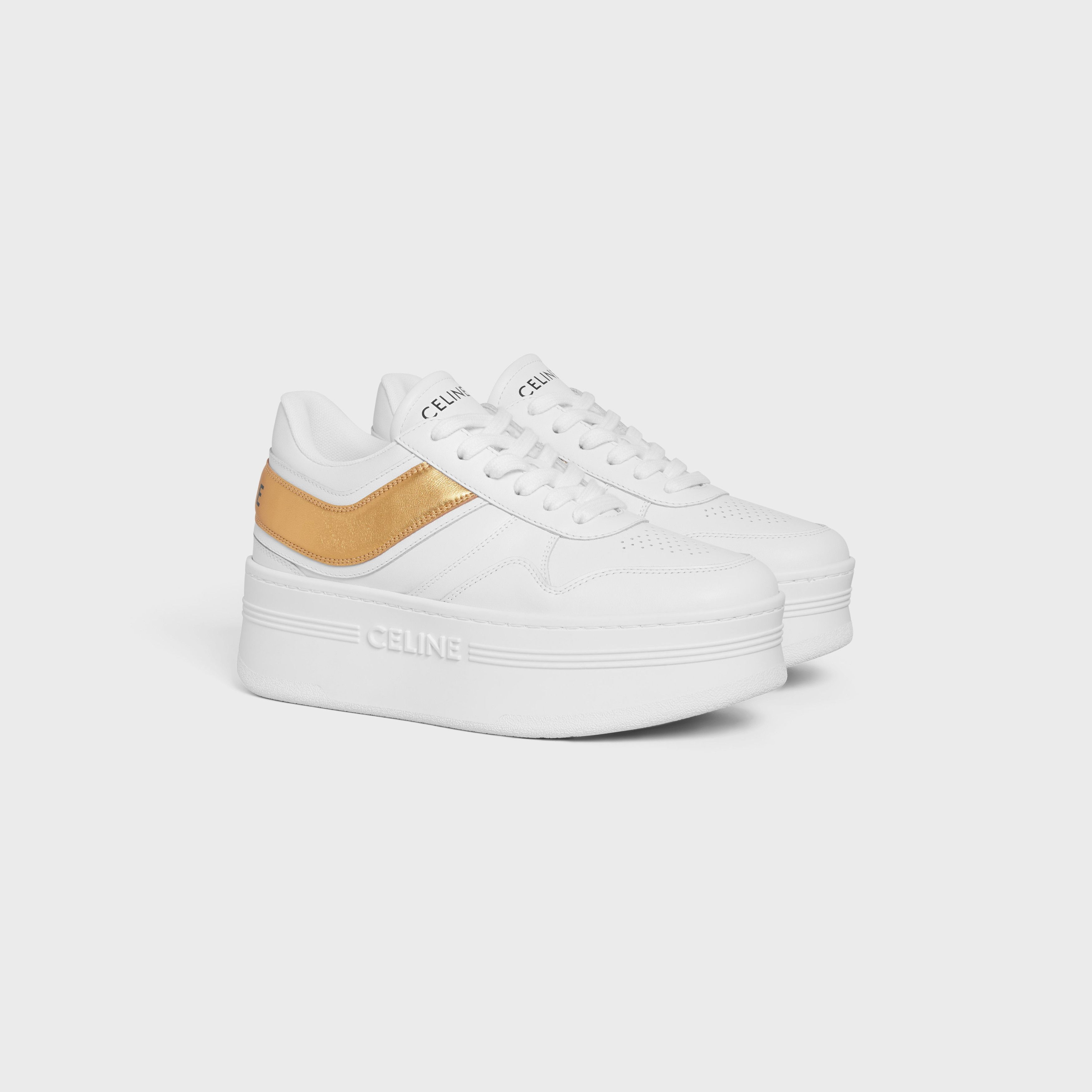 Celine o1bcso1str0925 346163544C Low-Top Sneakers Optic White/Gold Size US 6 / IT 36 - 2 Thumbnail