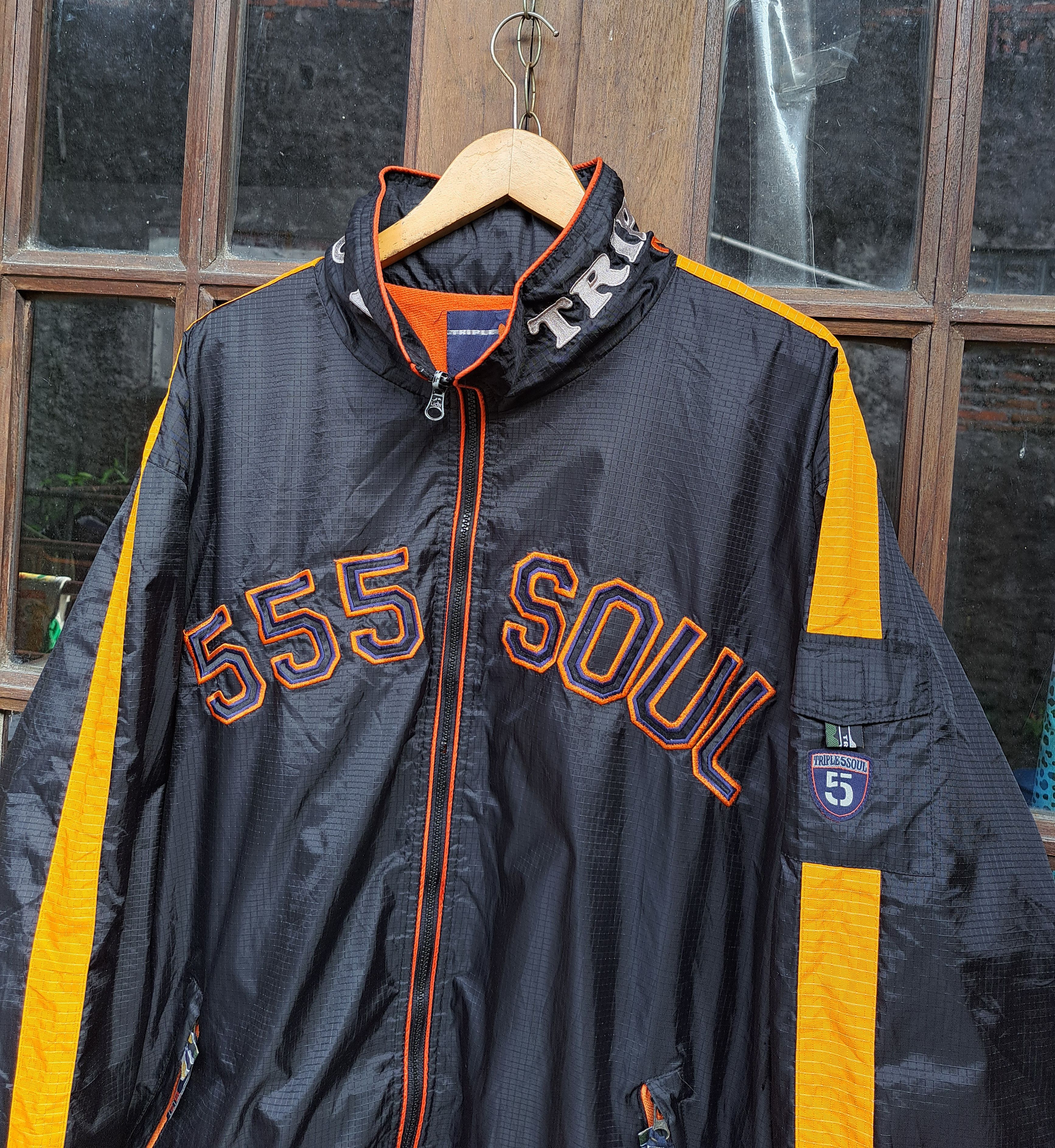 Triple 5 Soul Vintage Triple Five Soul 555 T5S Windbreaker Jacket Mens L Size US L / EU 52-54 / 3 - 2 Thumbnail