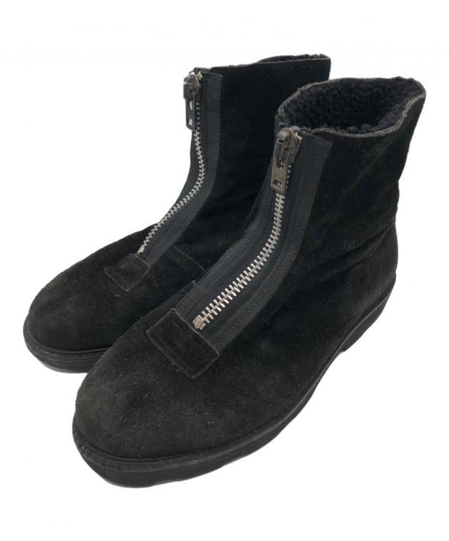 Yohji Yamamoto SS1996 Yohji Yamamoto pour homme front zip boa boots Size US 7.5 / EU 40-41 - 1 Thumbnail