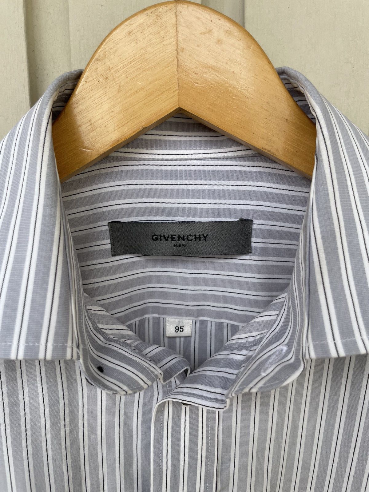 Givenchy Vintage Givenchy Striped Shirt Size US M / EU 48-50 / 2 - 3 Thumbnail