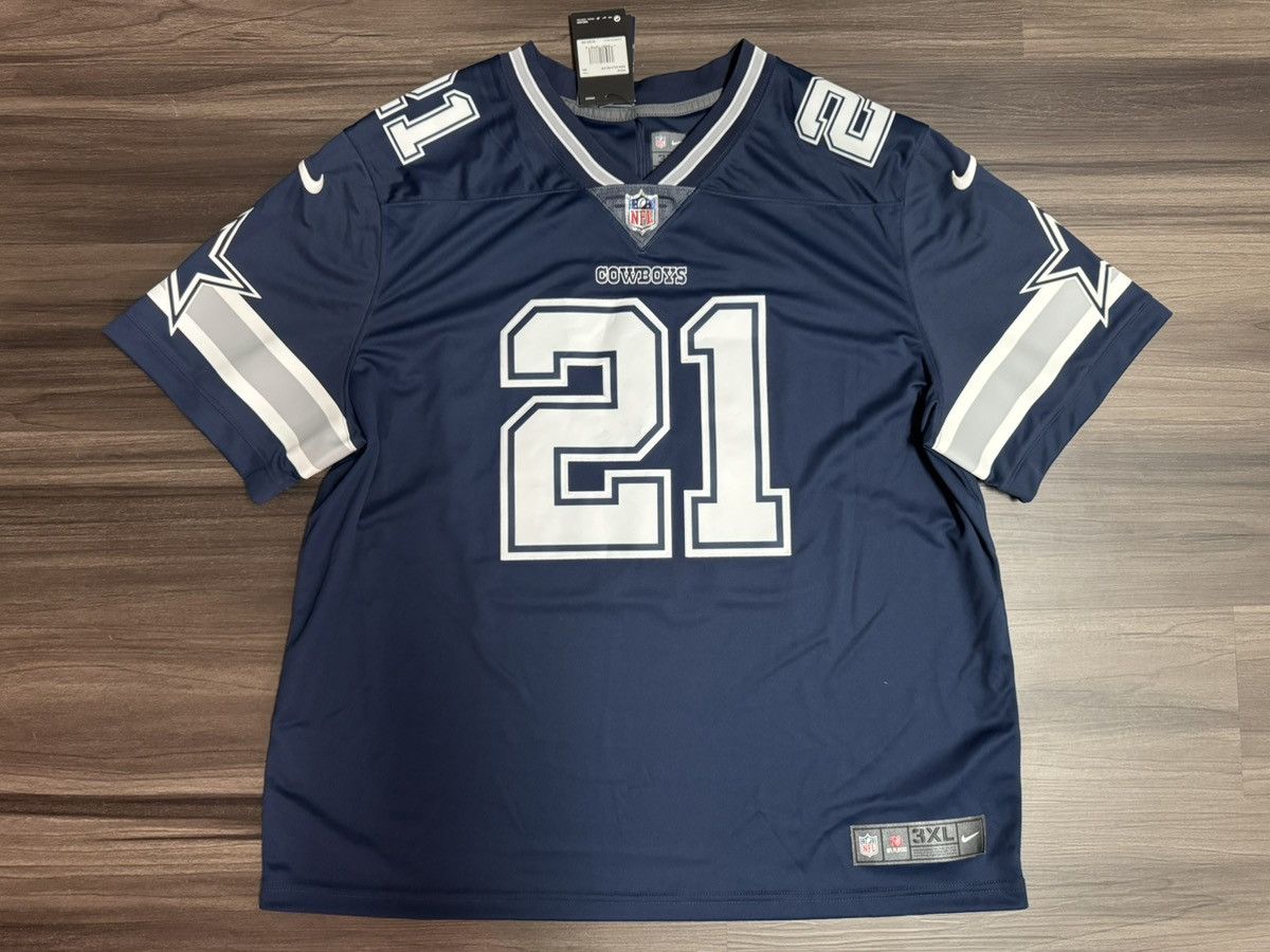 Nike 3XL Dallas Cowboys Ezekiel Elliot NFL Vapor Stitched Jersey Size US XXL / EU 58 / 5 - 1 Thumbnail