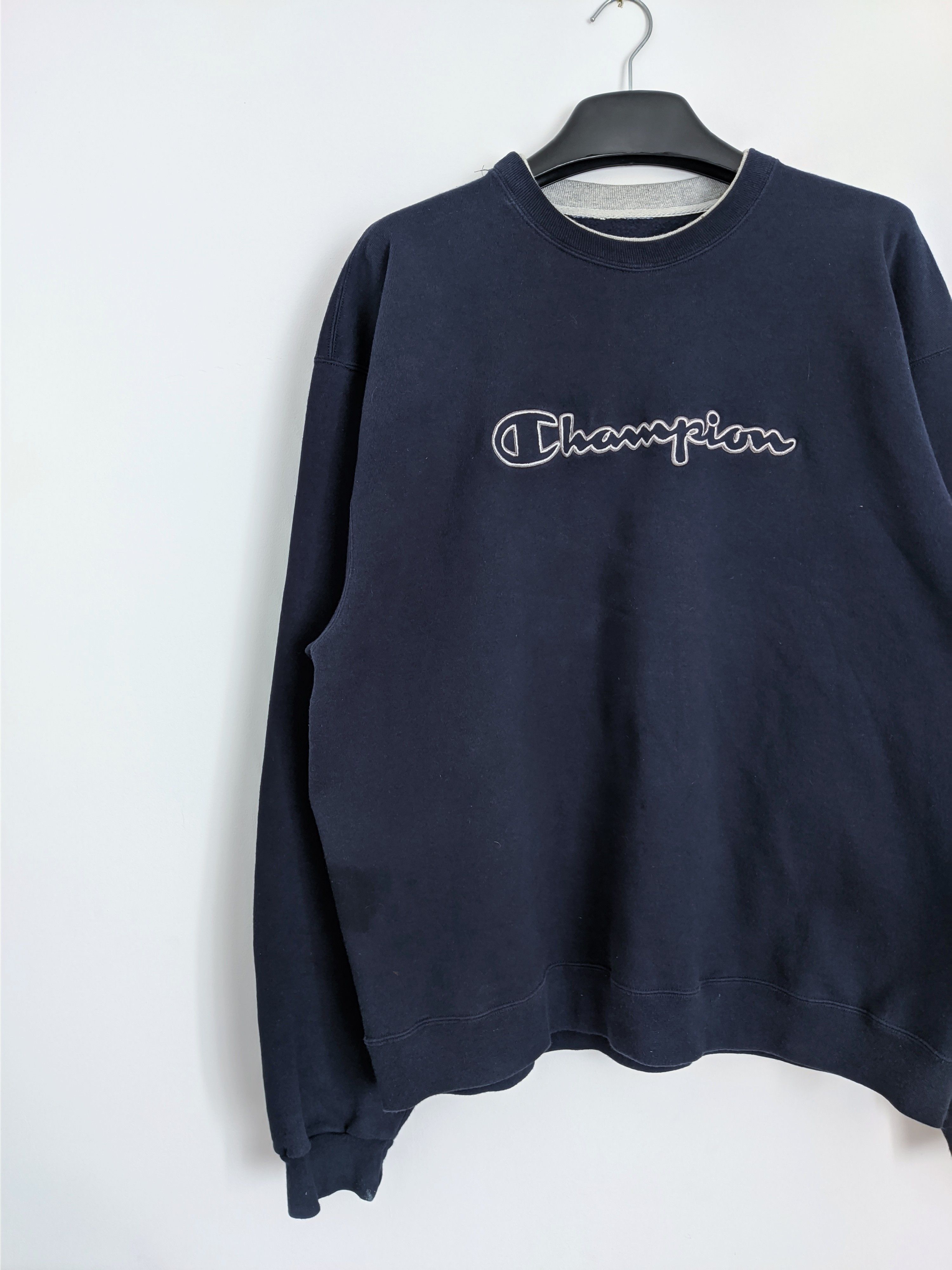 Champion Vintage Champion sweatshirt embroidered logo y2k 90s Size US XL / EU 56 / 4 - 3 Thumbnail