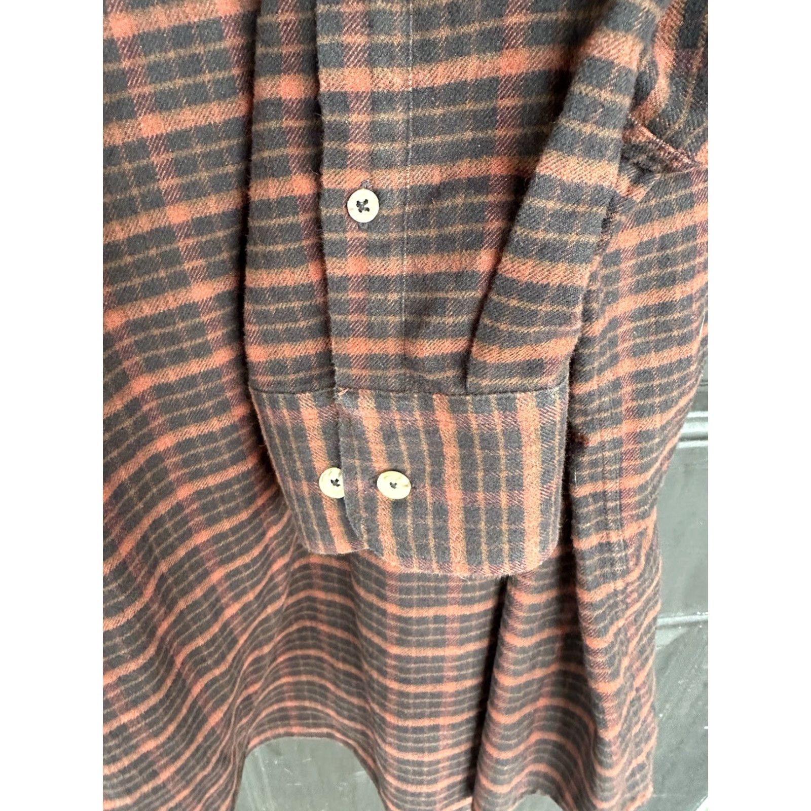 UNTUCKit UNTUCKit Flannel Shirt Mens 3XL Button-Up Long Sleeve Plaid Multicolor Black Rust Casual Travel Size US XXL / EU 58 / 5 - 5 Thumbnail