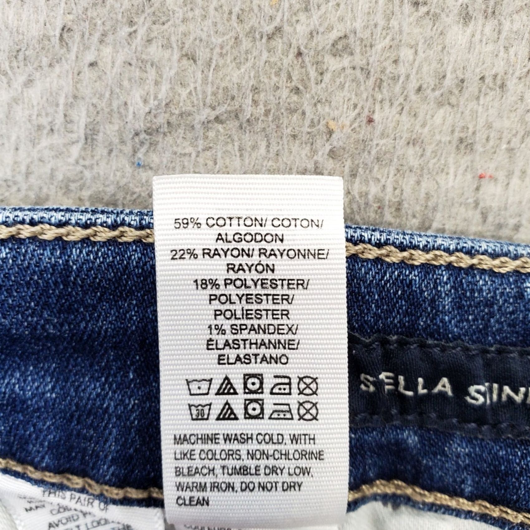 Lucky Brand Lucky Brand Stella Skinny Jeans Women’s 4/27 Blue Denim 5-Pocket Design Jeans Color Blue Women Size 27" / US 4 / IT 40 - 7 Thumbnail