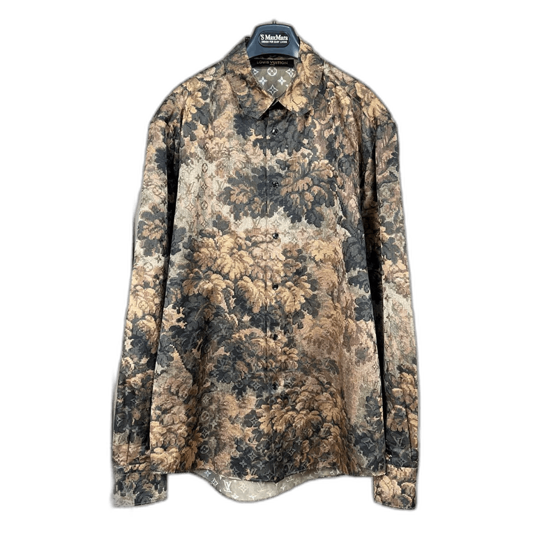 Louis Vuitton Printed Long Sleeve Shirt-yf