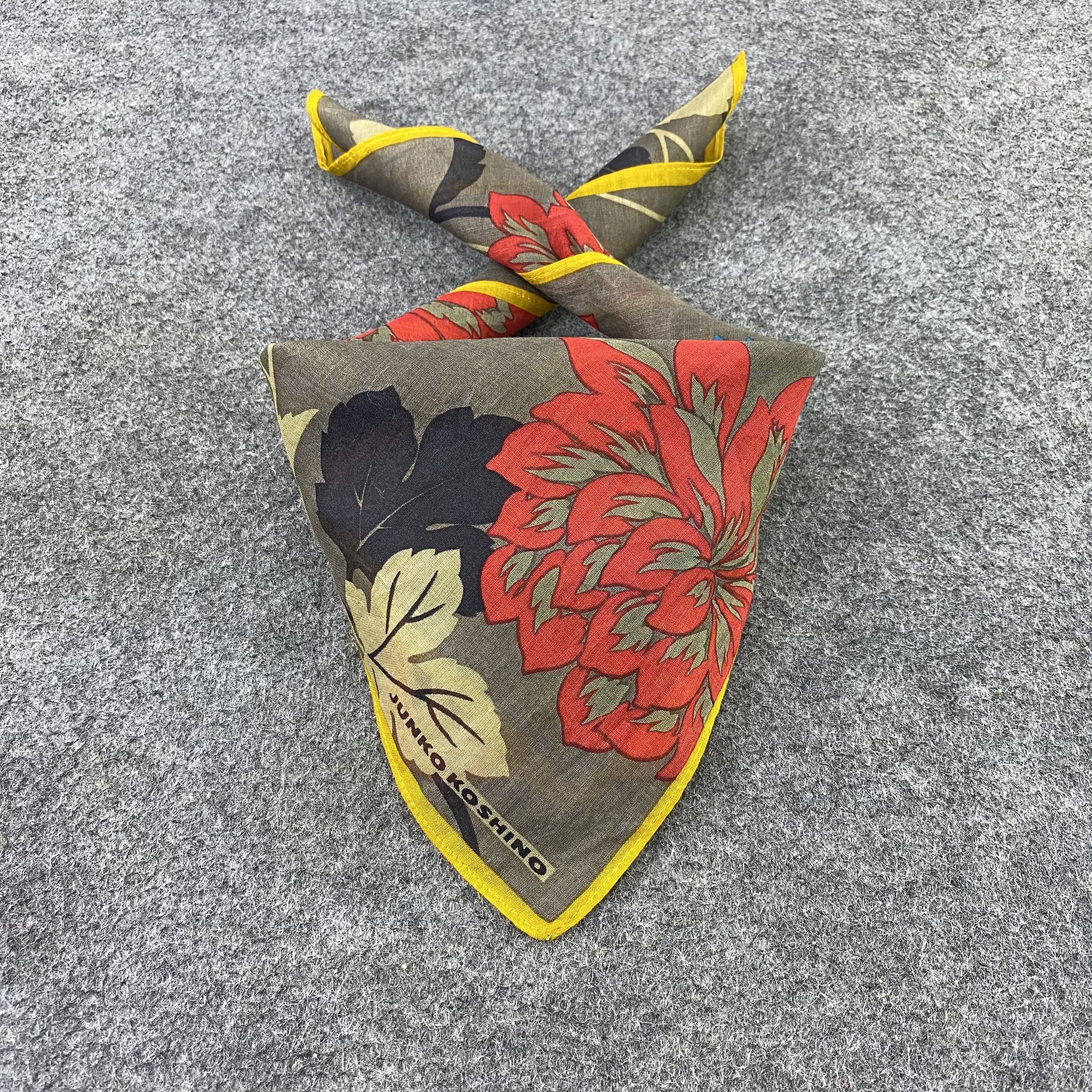Japanese Brand Junko Koshino Handkerchief / Bandana / Neckerchief-B694 Size ONE SIZE - 2 Thumbnail