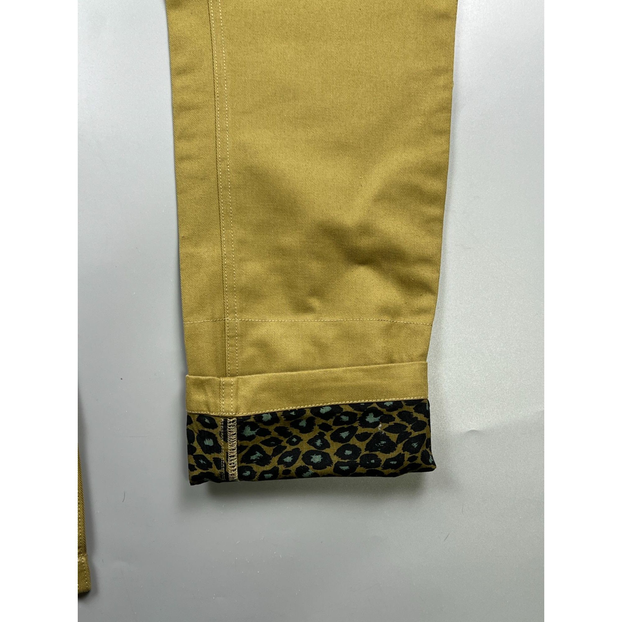 Mishka Mishka Muwka Skateboarding Leopard Chino Pants (Y0975) Size US 32 / EU 48 - 17 Thumbnail