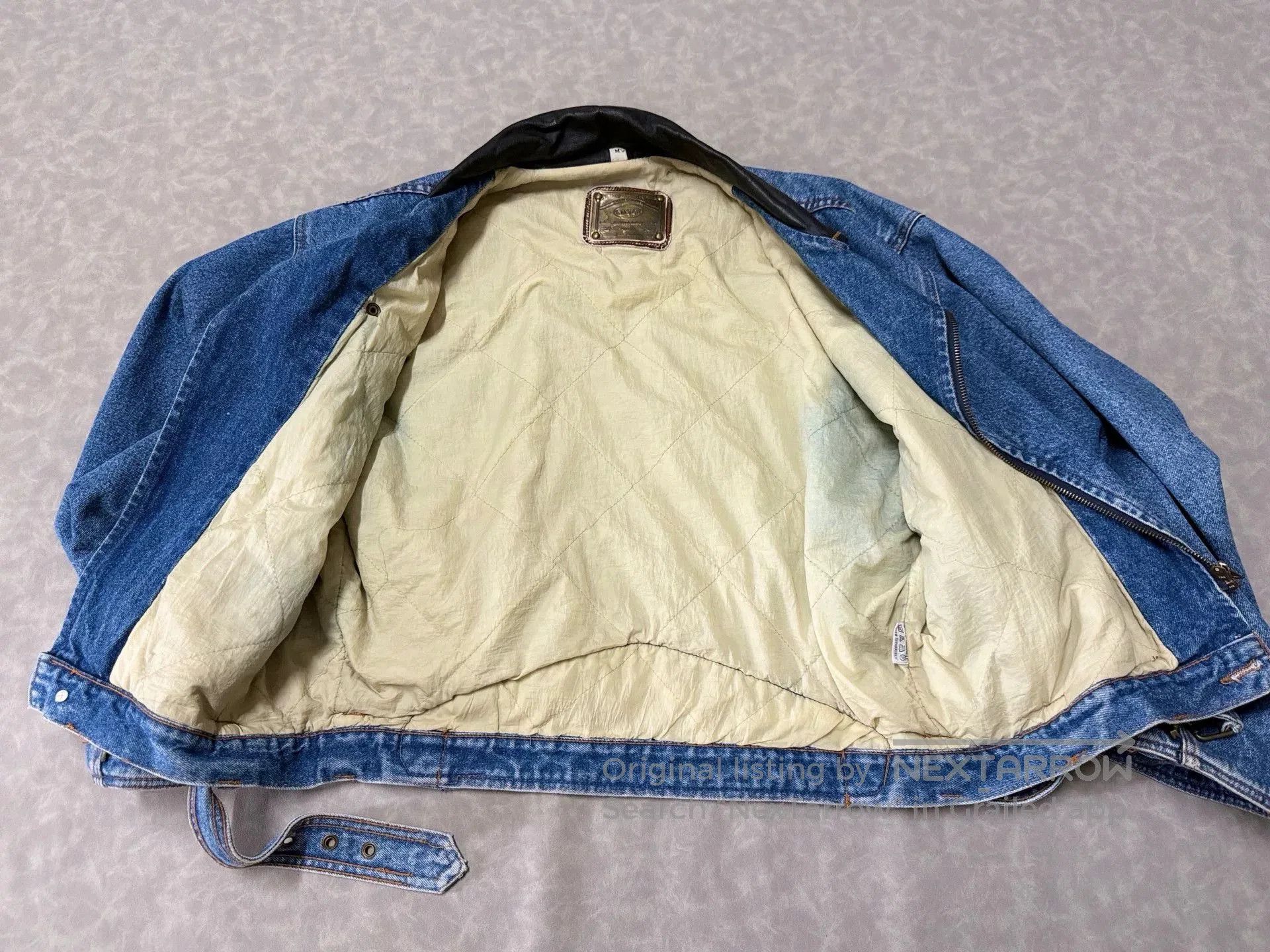 Japanese Brand EDSEL Denim Motorcycle Jacket. Size US L / EU 52-54 / 3 - 3 Thumbnail