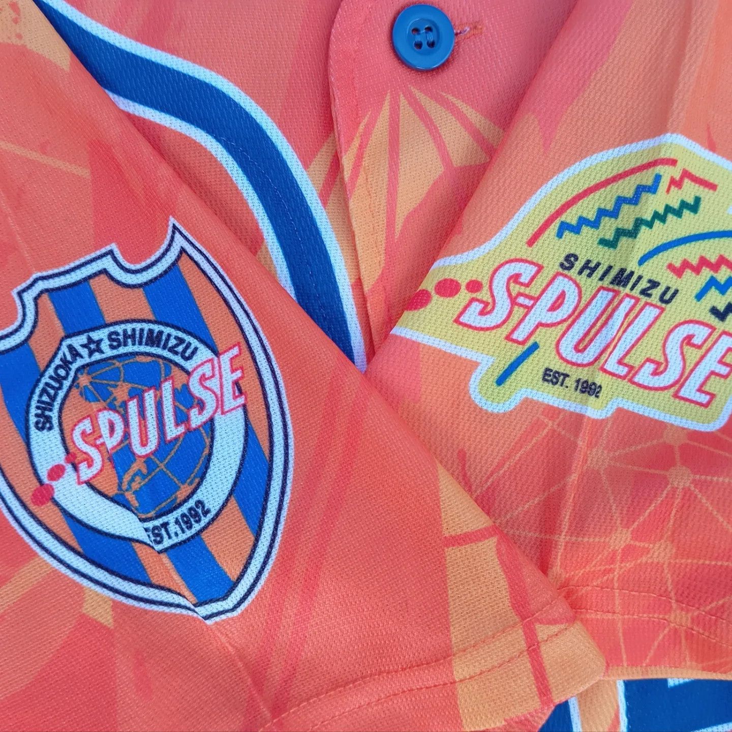Japanese Brand J-League jersey 🎌⚽ Shimizu S- Pulse 30th Anniversary Size US L / EU 52-54 / 3 - 4 Thumbnail