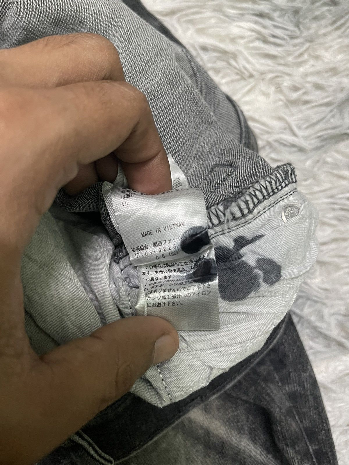 Japanese Brand 2000s DIOR INSPIRED SOFT DENIM STRETCHABLE BRAND DURANTE Size US 32 / EU 48 - 13 Thumbnail