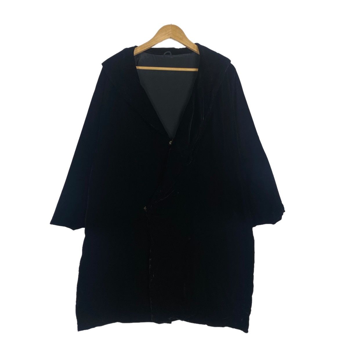 Velvet × Vintage Cristoph Andrease vintage velvet longcoat Size L / US 10 / IT 46 - 1 Thumbnail