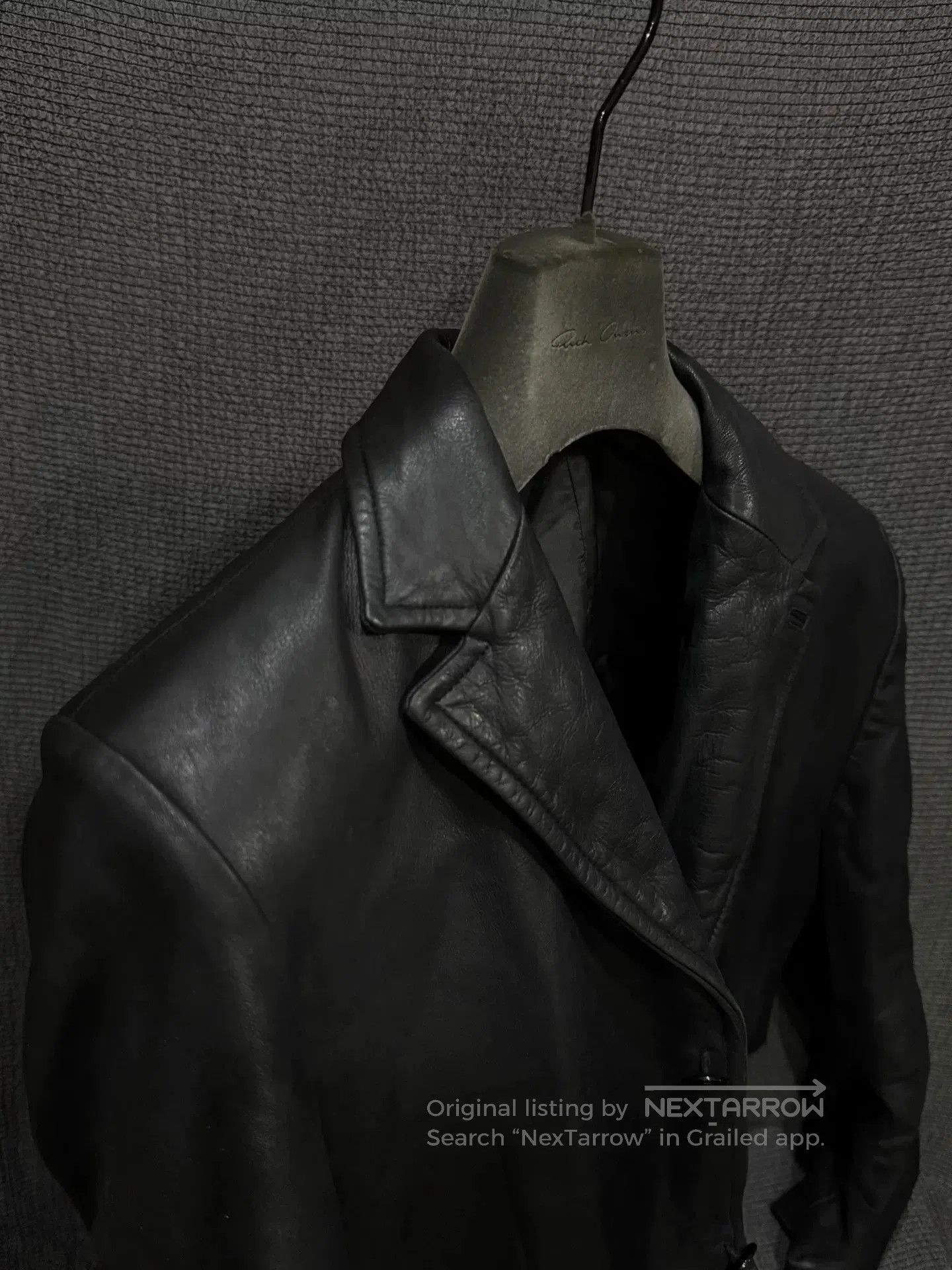 Julius black leather suit coat with vampire style. Size US M / EU 48-50 / 2 - 4 Thumbnail
