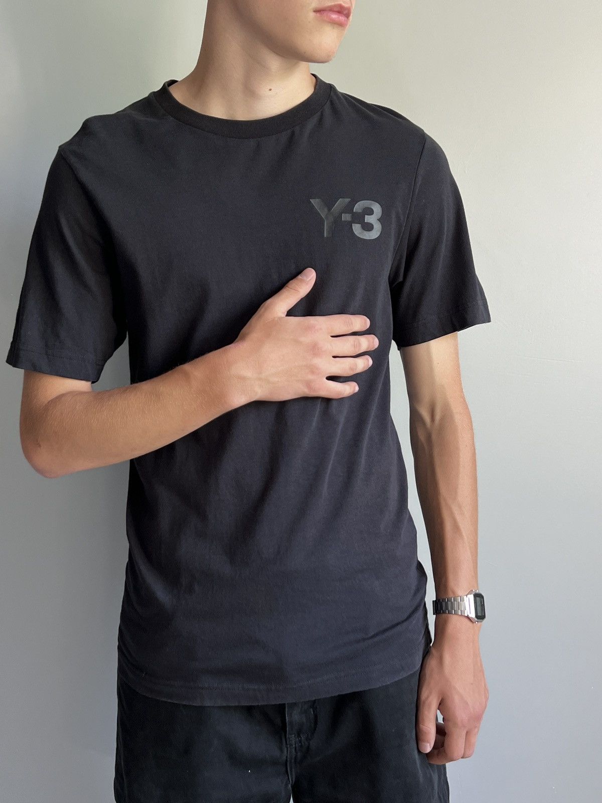 Yohji Yamamoto Y-3 x Adidas Yohji Yamamoto T-shirt Size US S / EU 44-46 / 1 - 6 Thumbnail
