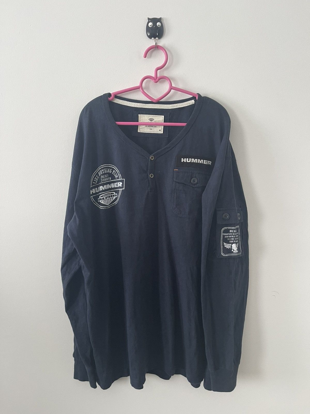 Vintage Rare Vintage HUMMER Like Nothing Else Big Logo Spell Out Size US XL / EU 56 / 4 - 3 Thumbnail