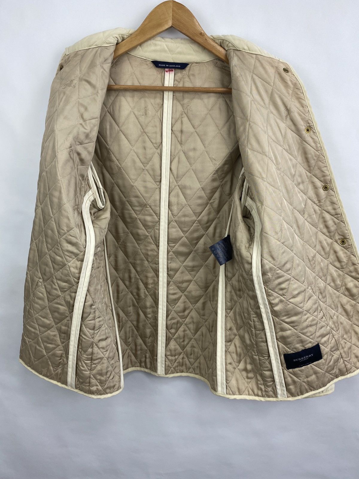 Burberry 🇬🇧 Vintage 90s Burberry London Brit Jacket Rare Retro Hype Size M / US 6-8 / IT 42-44 - 10 Thumbnail