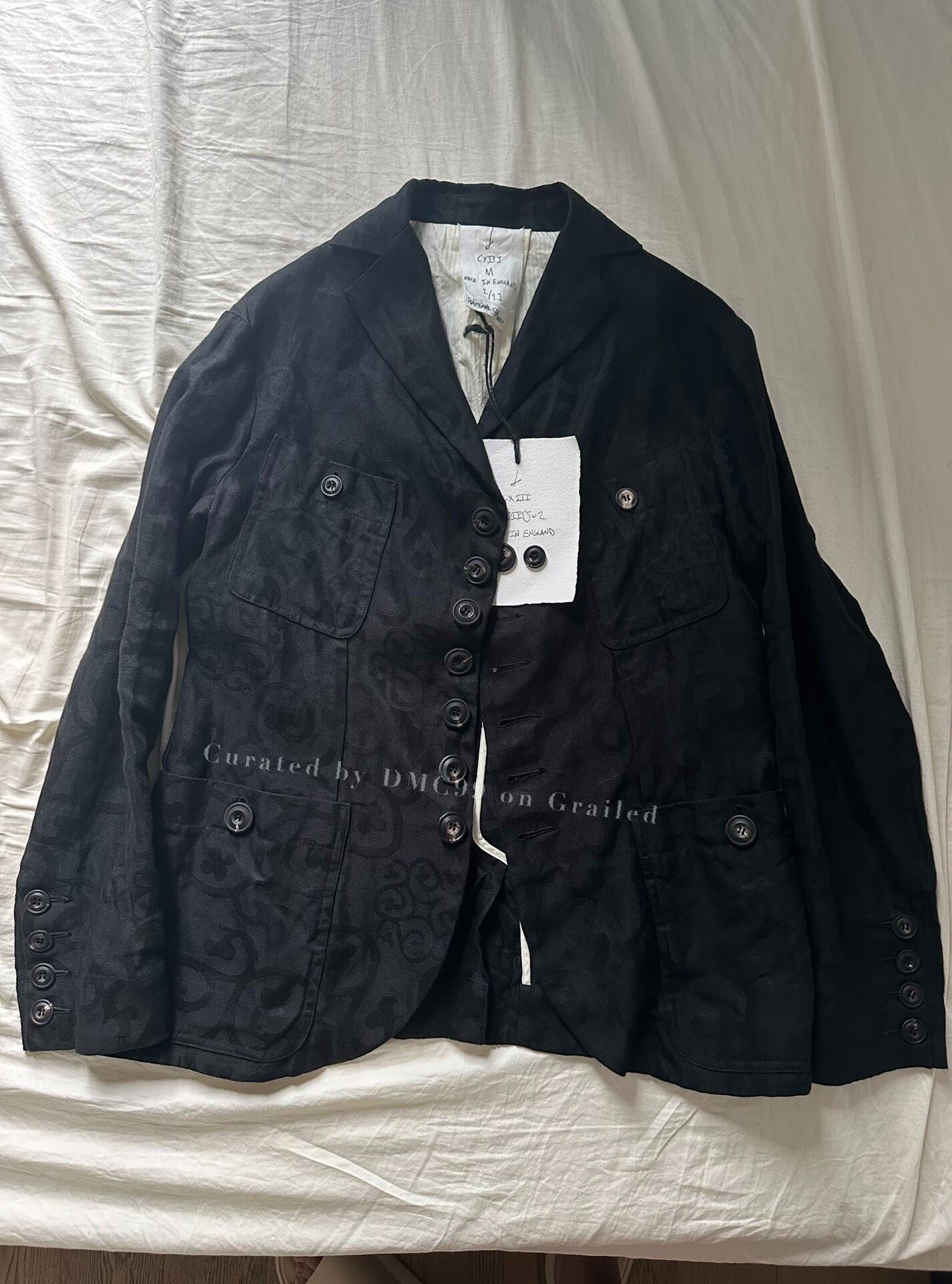 John Alexander Skelton J.A.S TWEED OVERSIZED COAT | Grailed