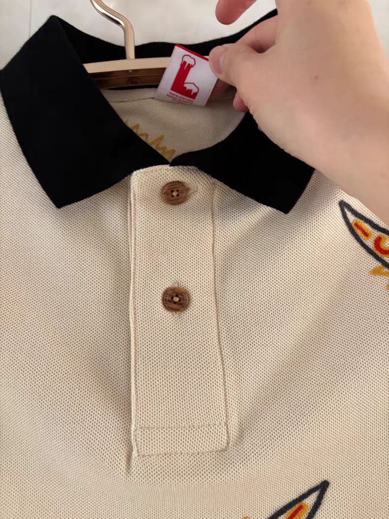 Billionaire Boys Club CECREAM Rocket Embroidered Men's Polo Shirt Size US L / EU 52-54 / 3 - 5 Thumbnail