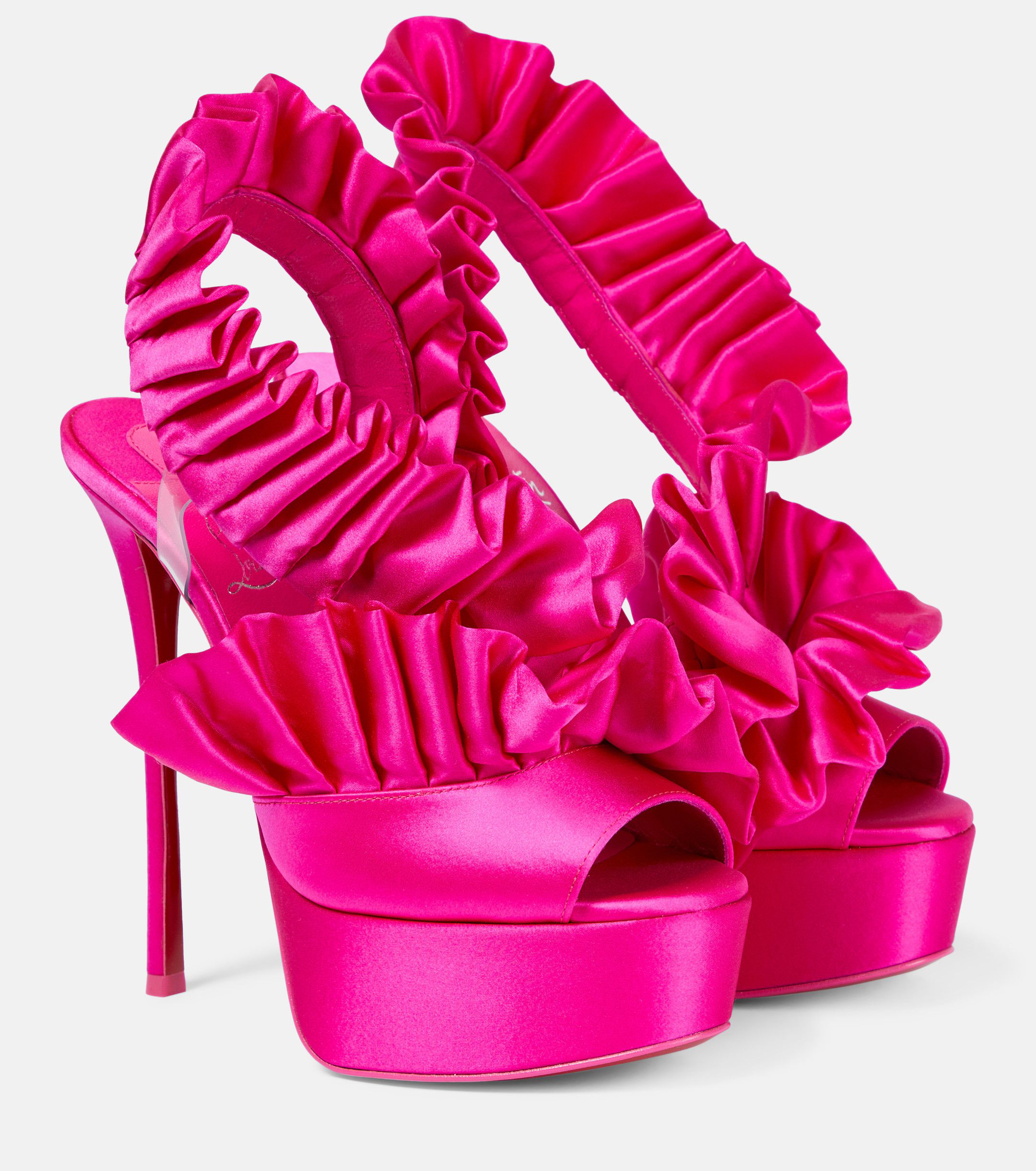Christian Louboutin o1s1wg110325 Froufrou Alta 150 in Pink Size US 12 / IT 42 - 1 Thumbnail