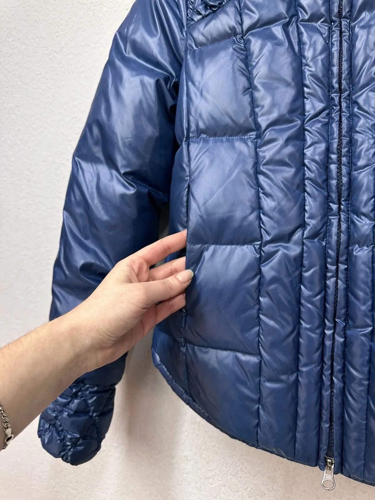 Emporio Armani Emporio Armani Down Jacket Vintage EA7 Avant Garde Style Y2K Size S / US 4 / IT 40 - 4 Thumbnail