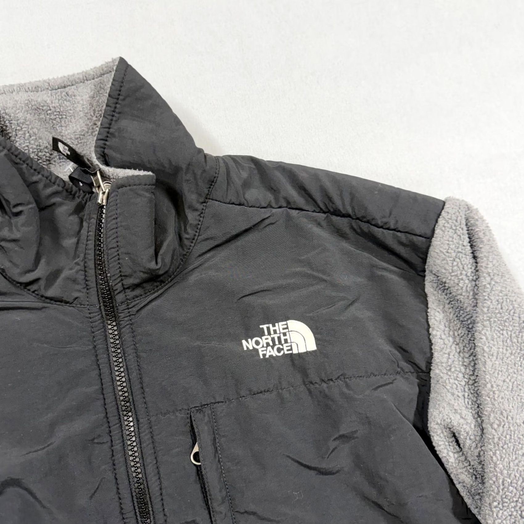 The North Face The North Face Jacket Mens M Gray Denali Fleece Full Zip Vintage Outdoors Windbreaker Shirtcoats? Size US M / EU 48-50 / 2 - 2 Thumbnail