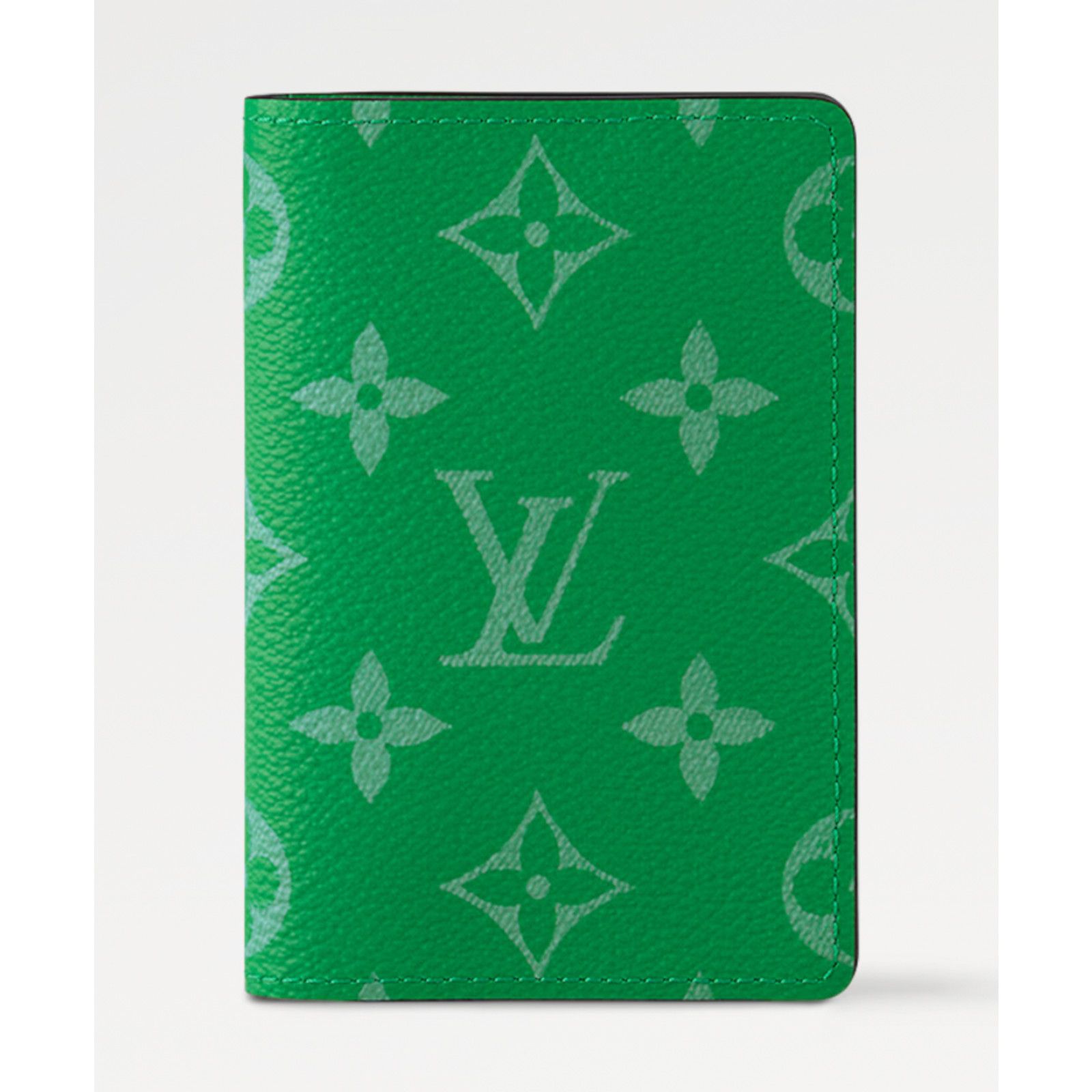 Louis Vuitton Louis Vuitton Green Monogram Logo Pocket Organizer Wallet Size ONE SIZE - 1 Thumbnail