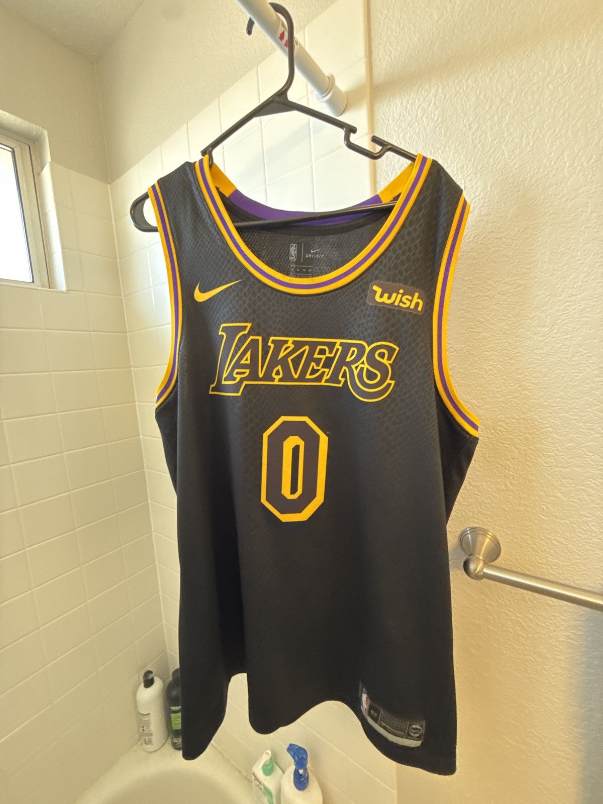 NBA × Nike Lakers Black Mamba Swingman Jersey Kyle Kuzma 100% Authentic Size US XL / EU 56 / 4 - 1 Thumbnail