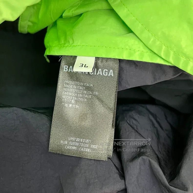 Balenciaga Balenciaga Windbreaker Jacket Size XXS / US 00 / IT 34 - 8 Thumbnail