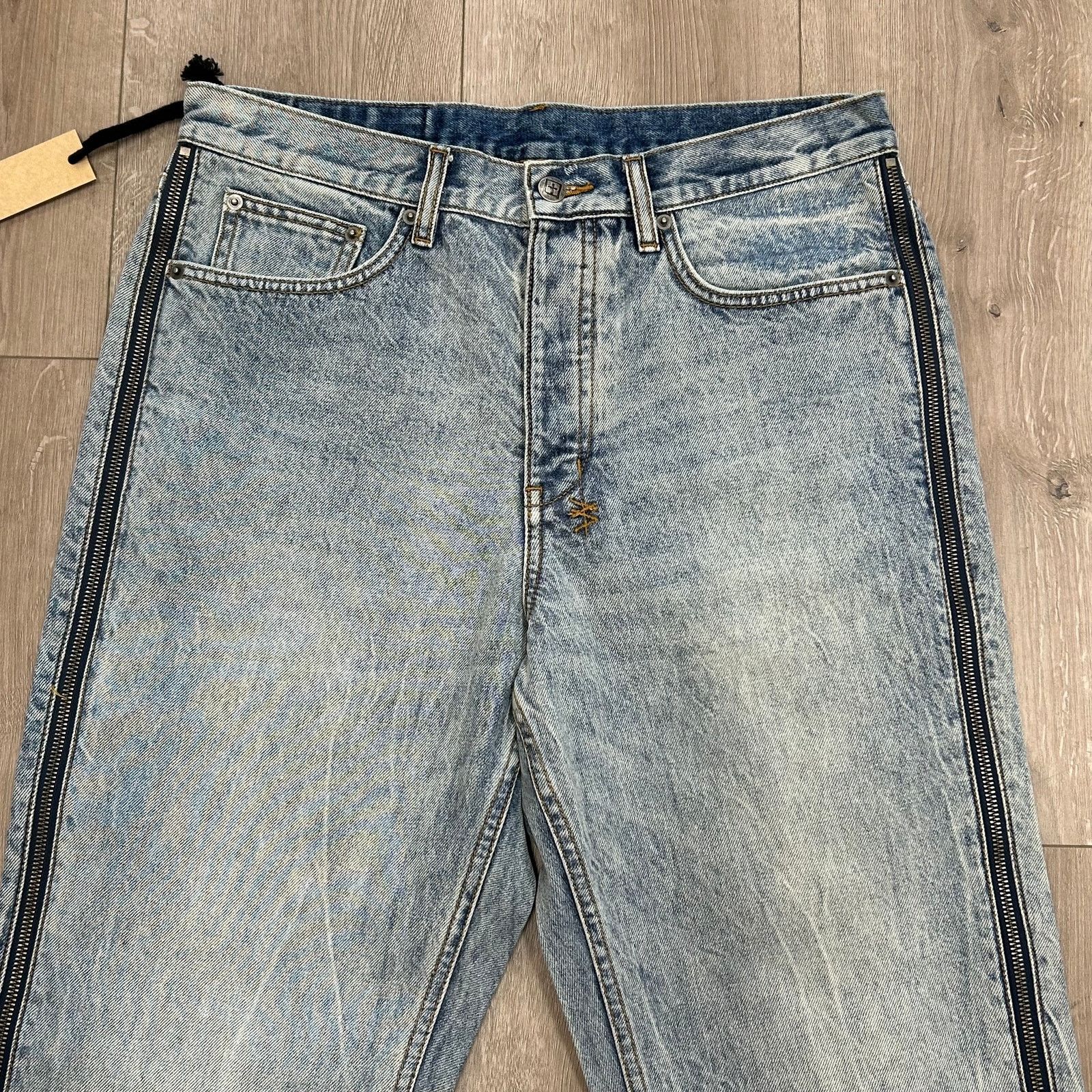Ksubi new Ksubi Anti K Zip Leg Dynamite Relaxed Fit Jeans size 30 Size US 30 / EU 46 - 2 Thumbnail