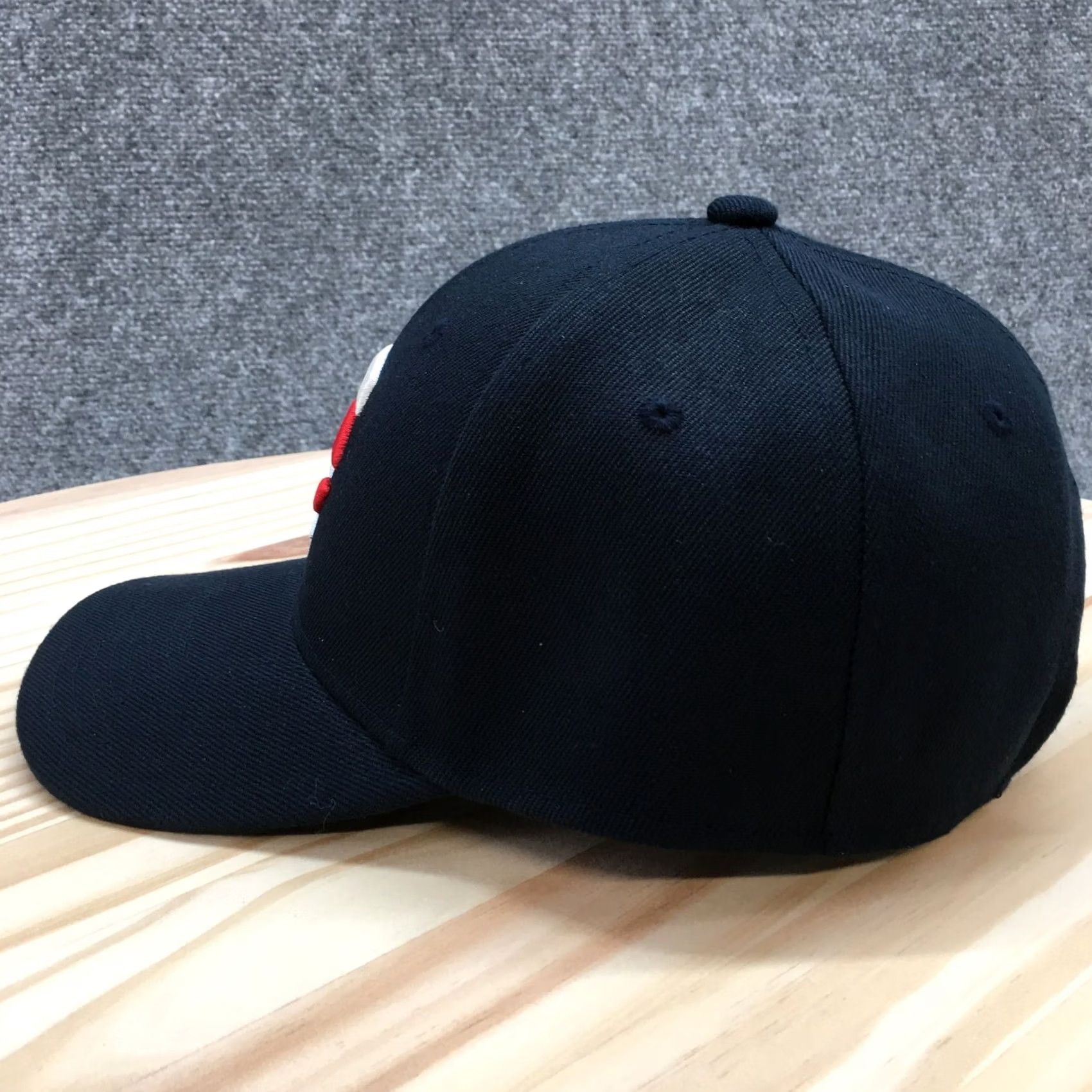 Twins Minnesota Twins Baseball Hat Mens Black One Size Curved Brim Embroidered Logo Size ONE SIZE - 5 Thumbnail