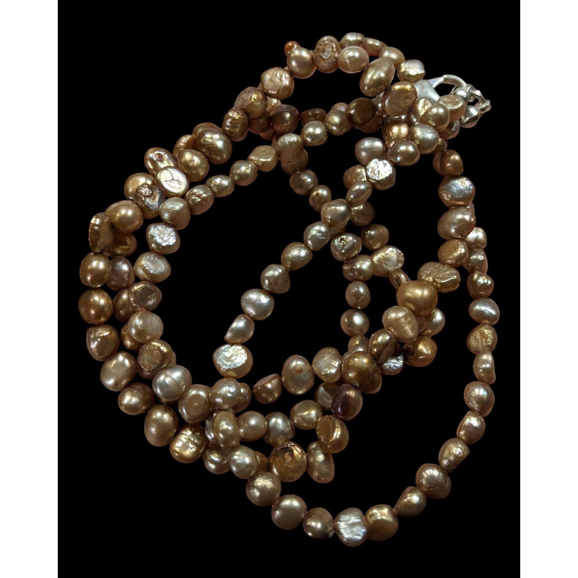 Other Vintage Elegant Layered Gold Tone Pearl Necklace Size ONE SIZE - 3 Thumbnail
