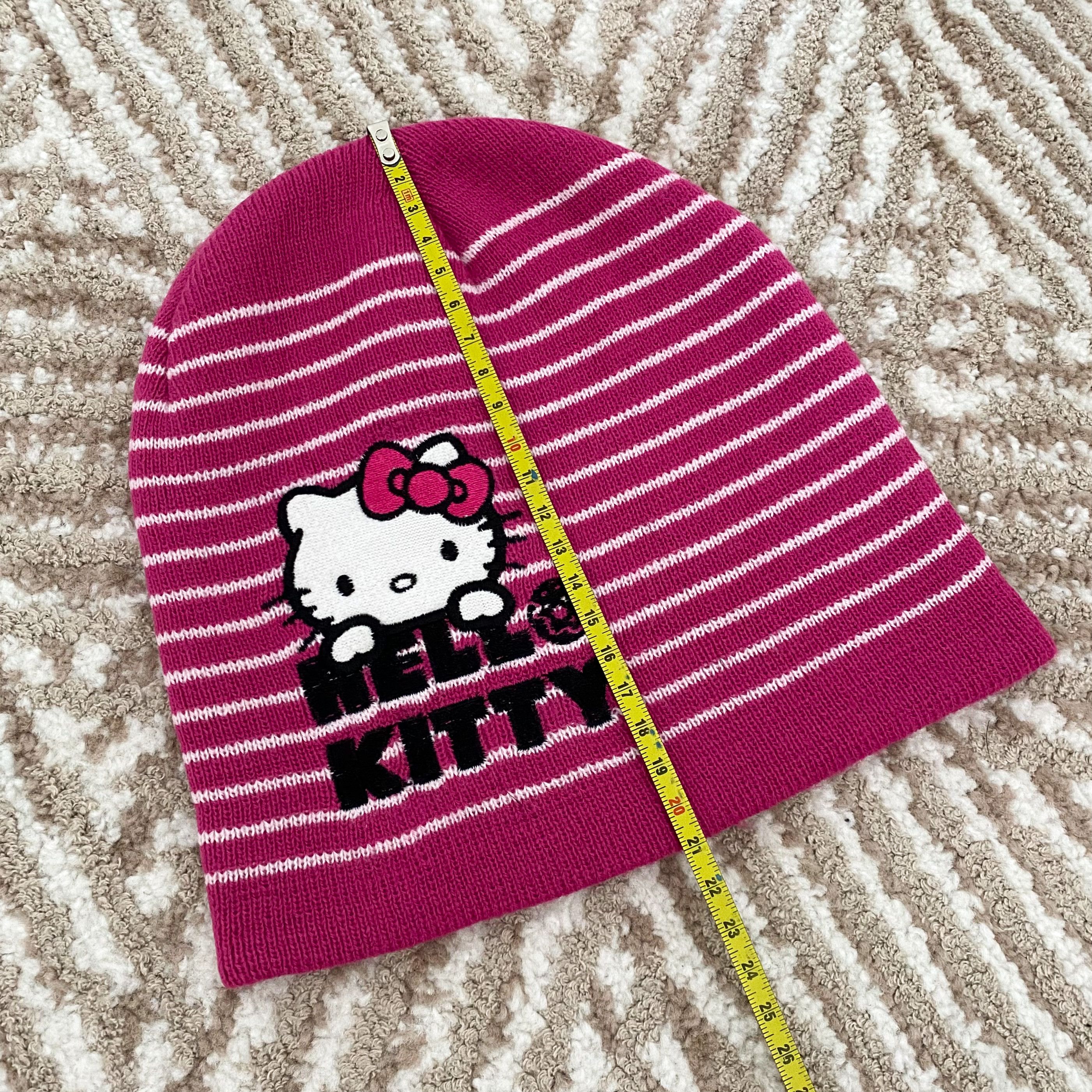 Anime Vintage y2k Hello Kitty Beanie Hat Size ONE SIZE - 5 Thumbnail