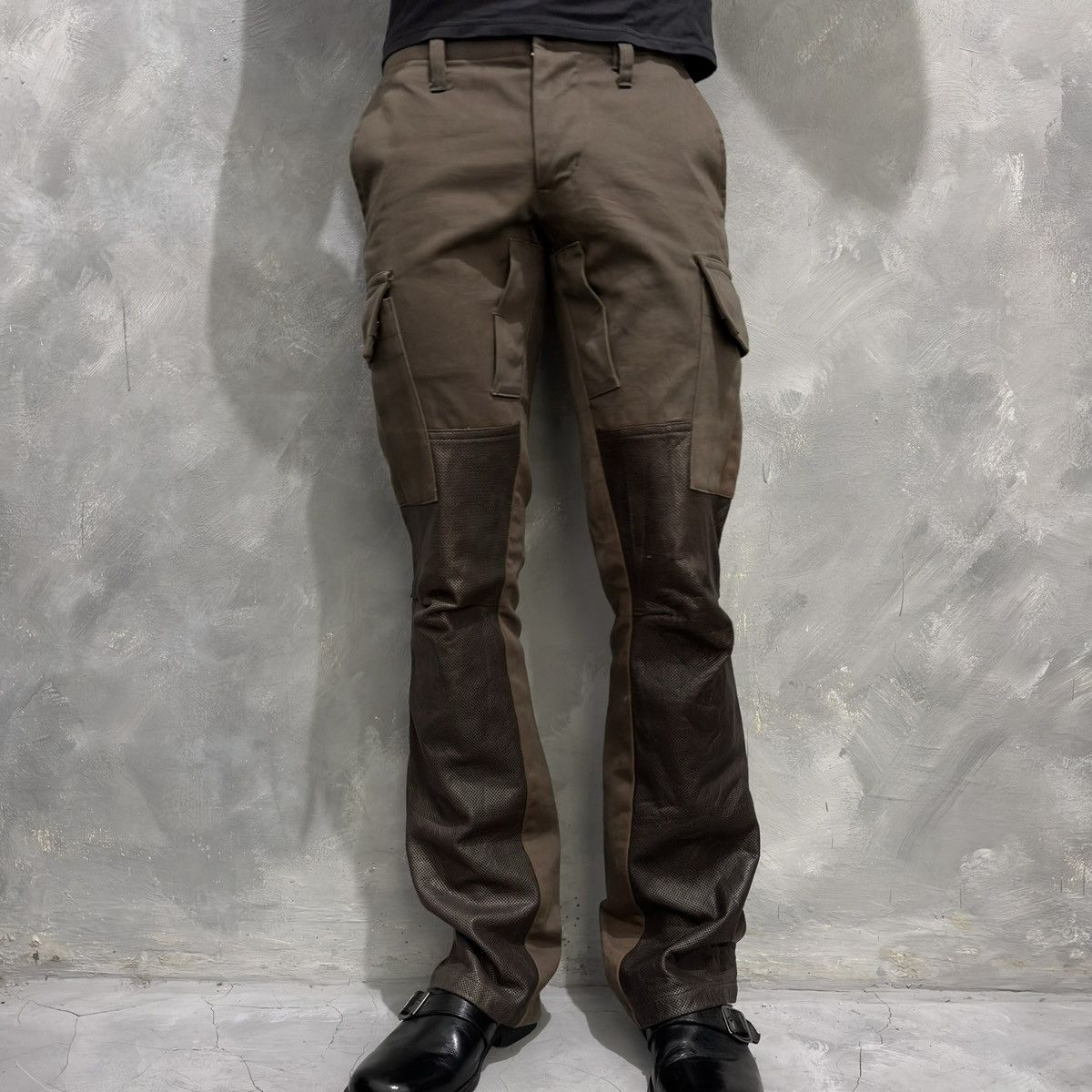 Japanese Brand Vintage Max Fritz Flared Cargo Pants Size US 29 - 1 Thumbnail