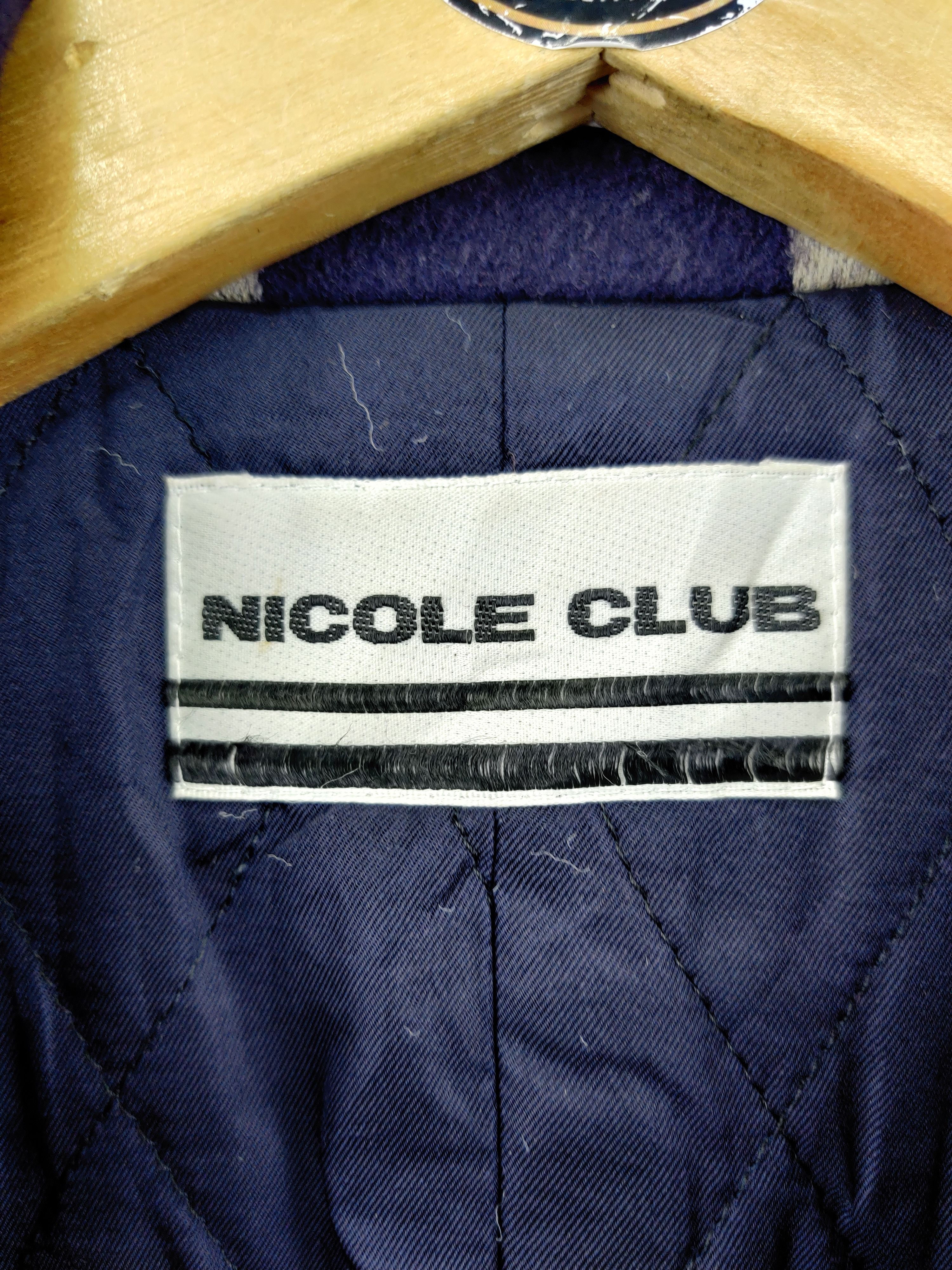 Nicole Club Nicole Club Wool Single Breasted Long Coat Nice Design Size M / US 6-8 / IT 42-44 - 9 Thumbnail