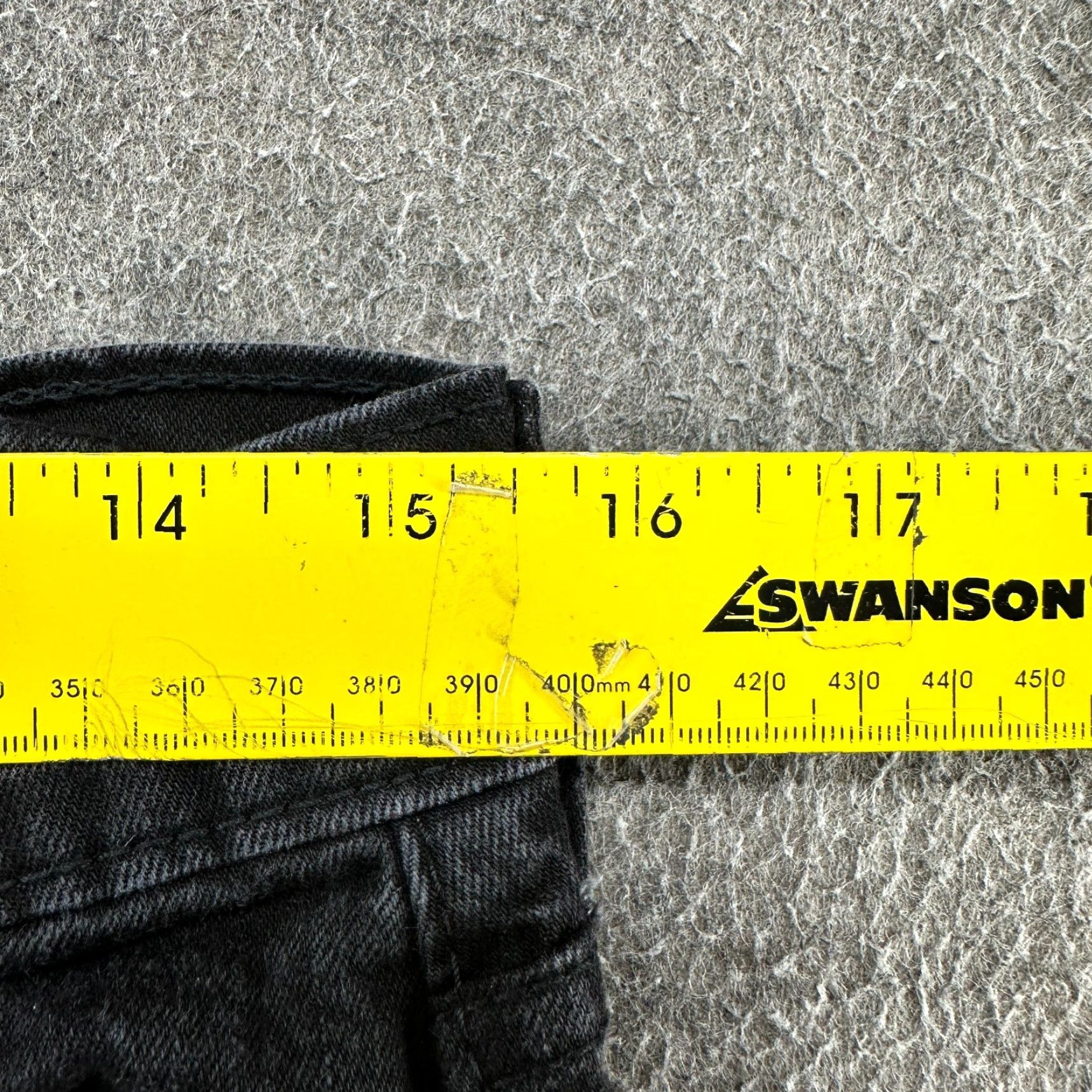 Levi's Levi's 502 Jeans Mens 31x32 Black Tapered Leg Athletic Dark Wash Stretch Denim Jeans Size US 31 - 7 Thumbnail