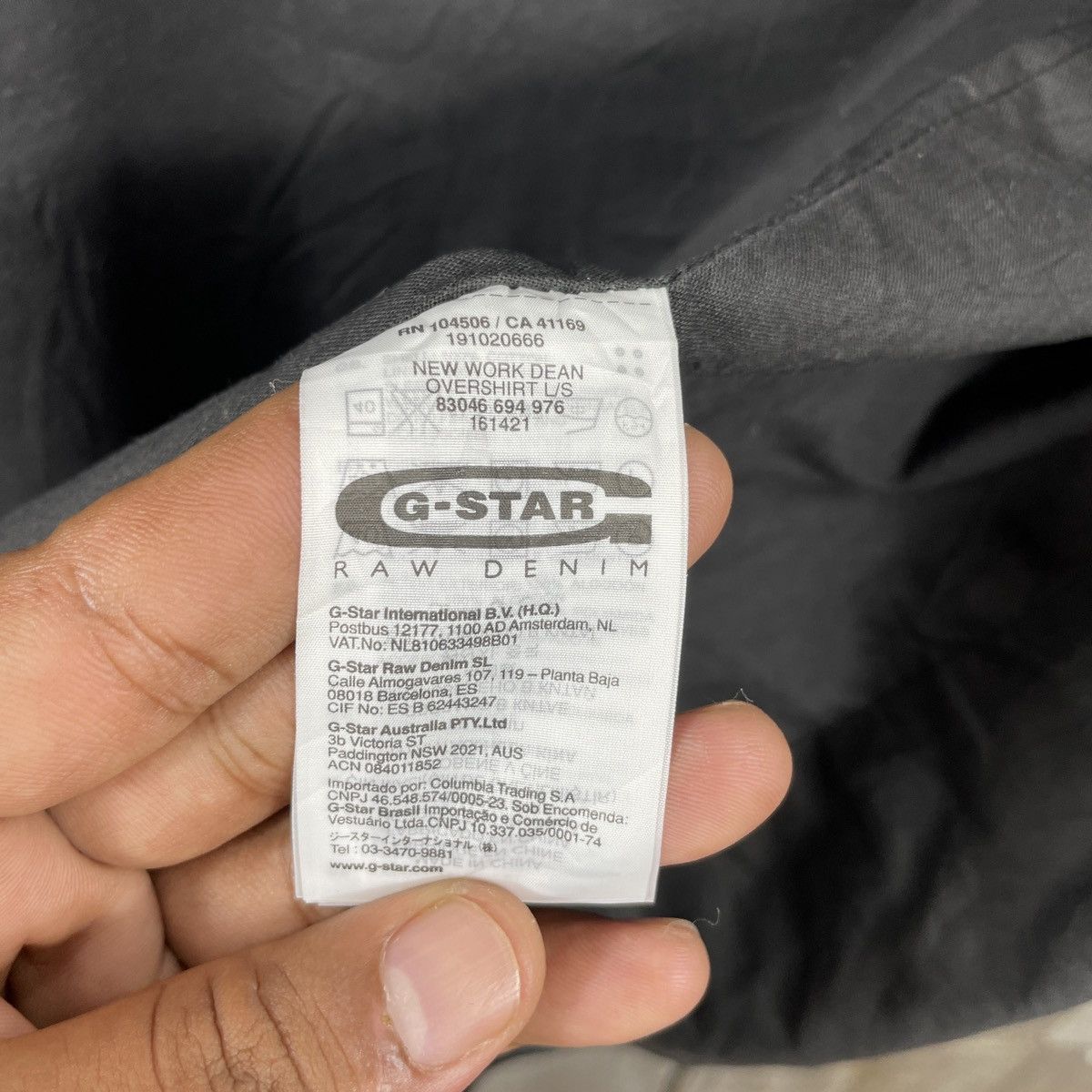 G-Star × Japanese Brand × Vintage Vintage G Star Raw Denim Big Logo Button Jackets Size US XL / EU 56 / 4 - 15 Thumbnail
