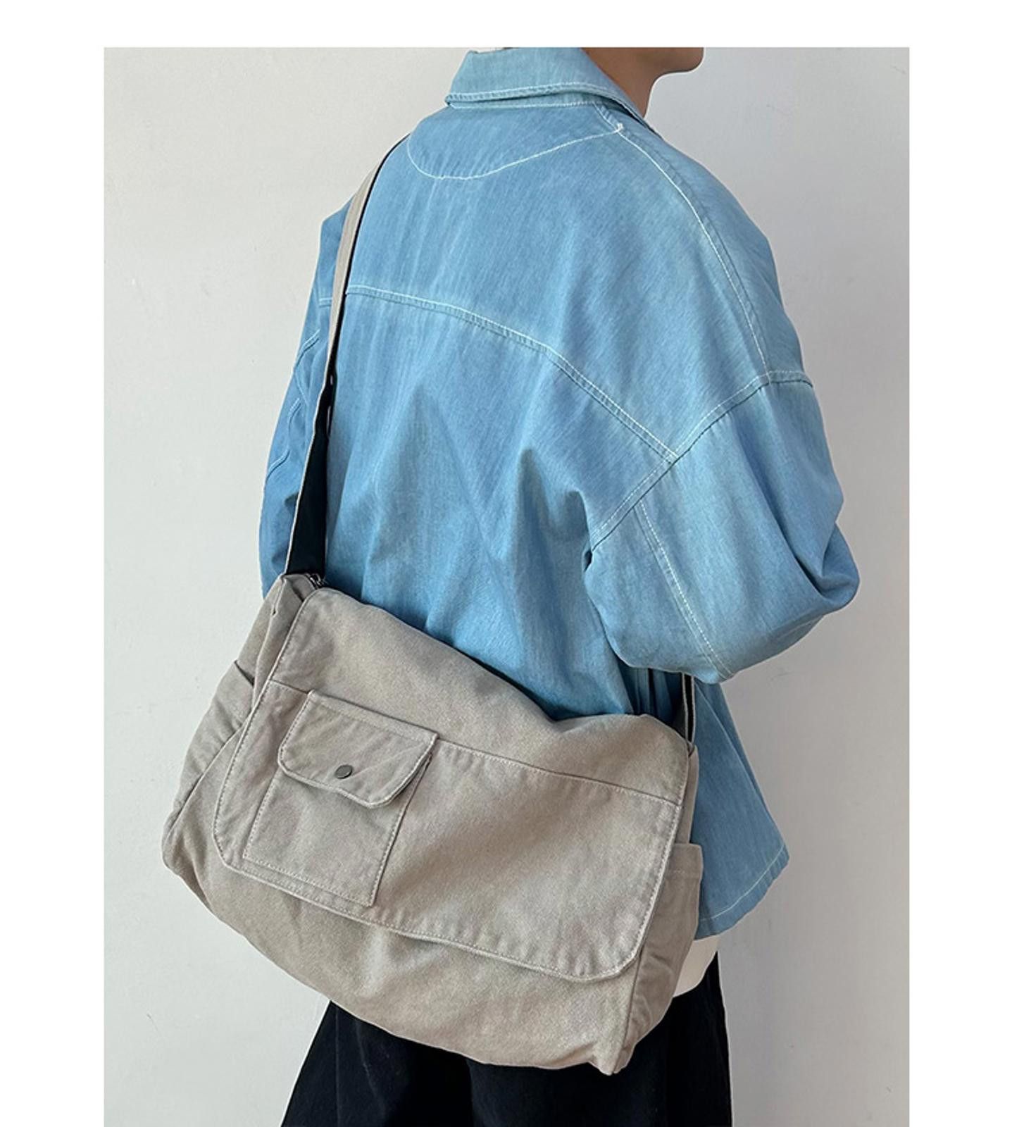 Other Stylish Canvas Messenger Bag Size ONE SIZE - 6 Thumbnail