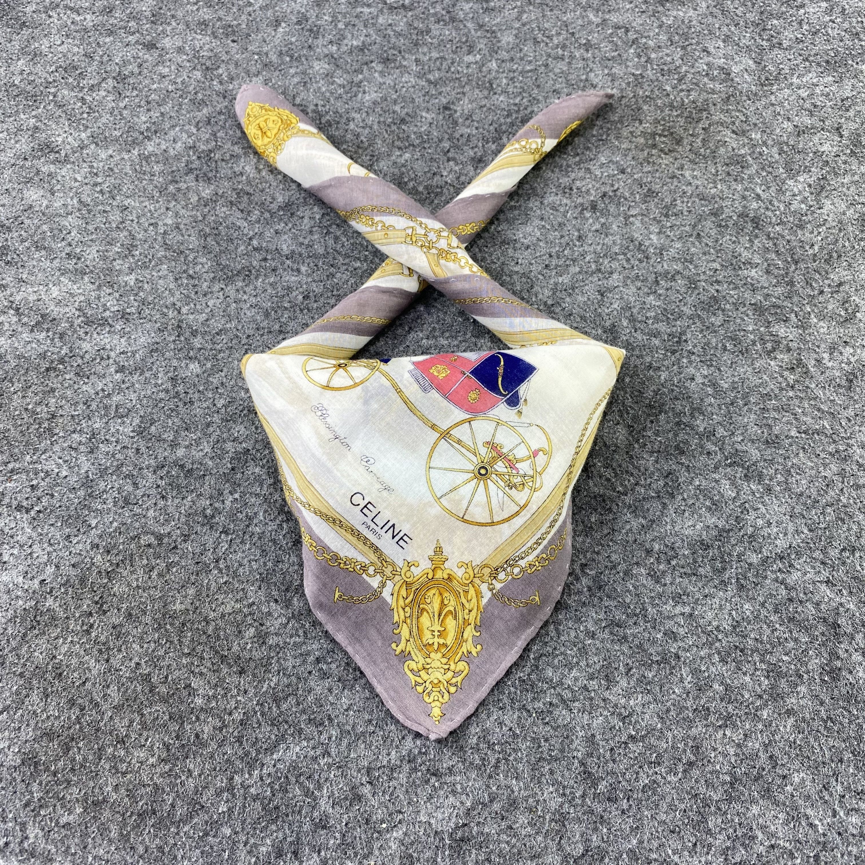 Celine Celine Handkerchief / Bandana / Neckerchief-B1179 Size ONE SIZE - 2 Thumbnail