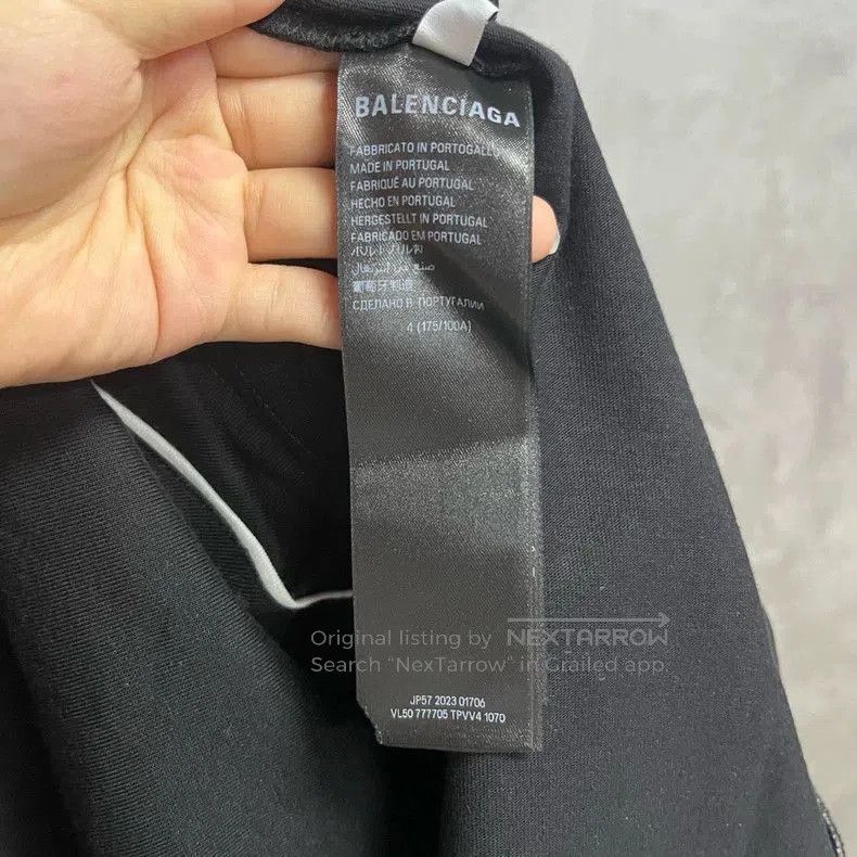 Balenciaga Balenciaga Logo Print Crewneck Casual T-Shirt. Size US XL / EU 56 / 4 - 2 Thumbnail